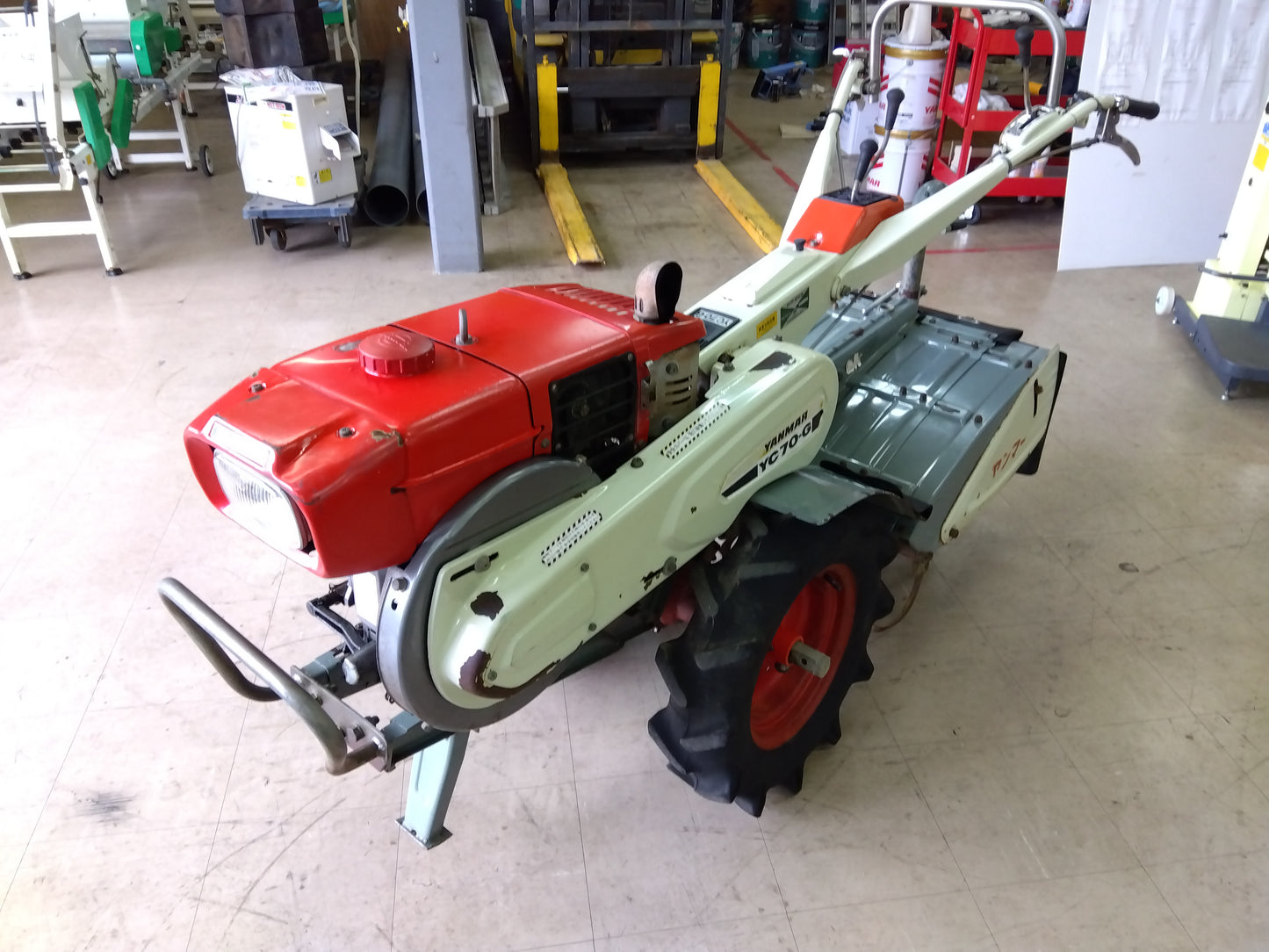 中古　ヤンマー　ディーゼル耕耘機　YC70-G　７馬力