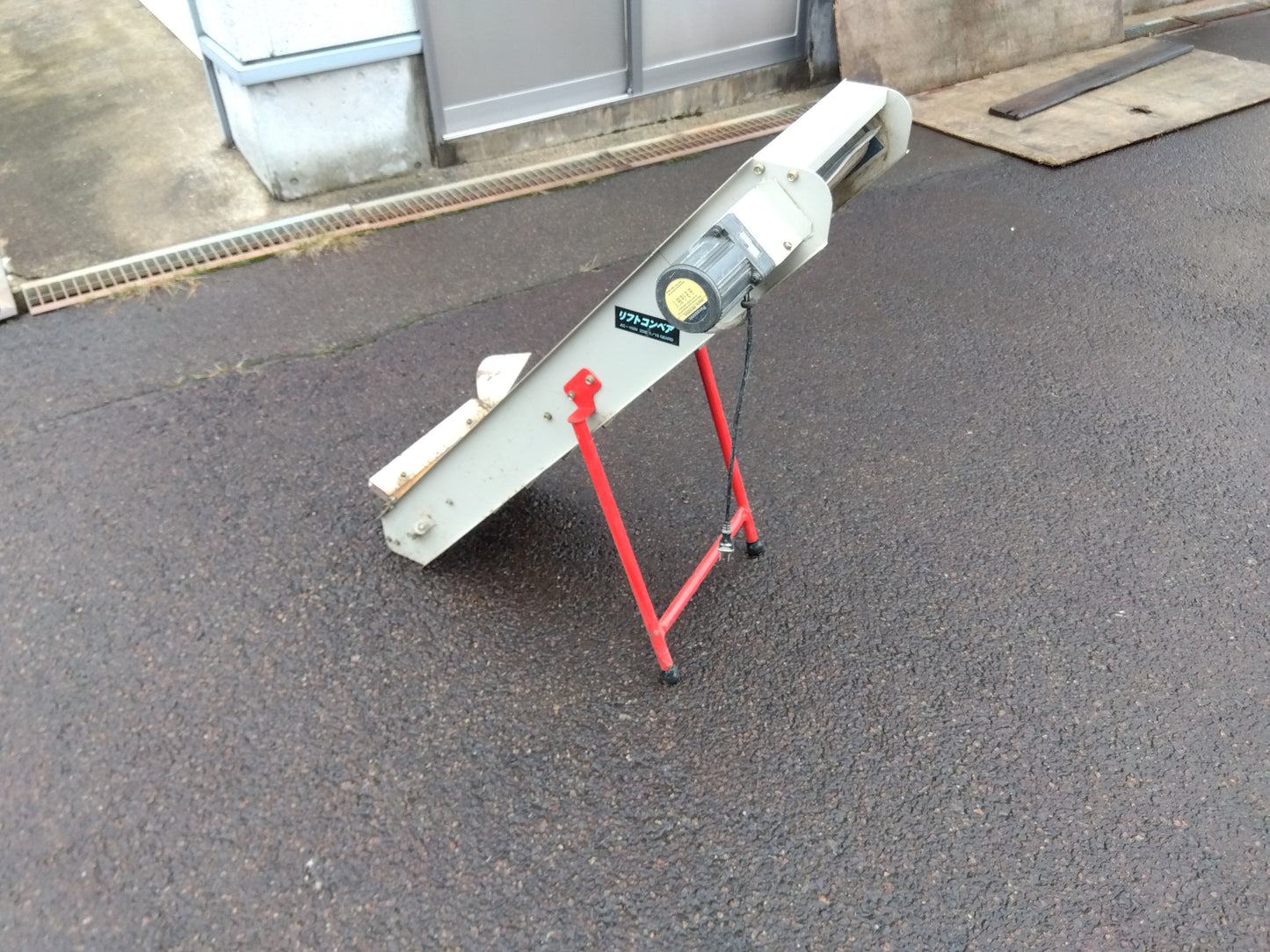 ミツワ　中古枝豆選別機セットGS-4（選別機、選別コンベア、リフトコンベア）