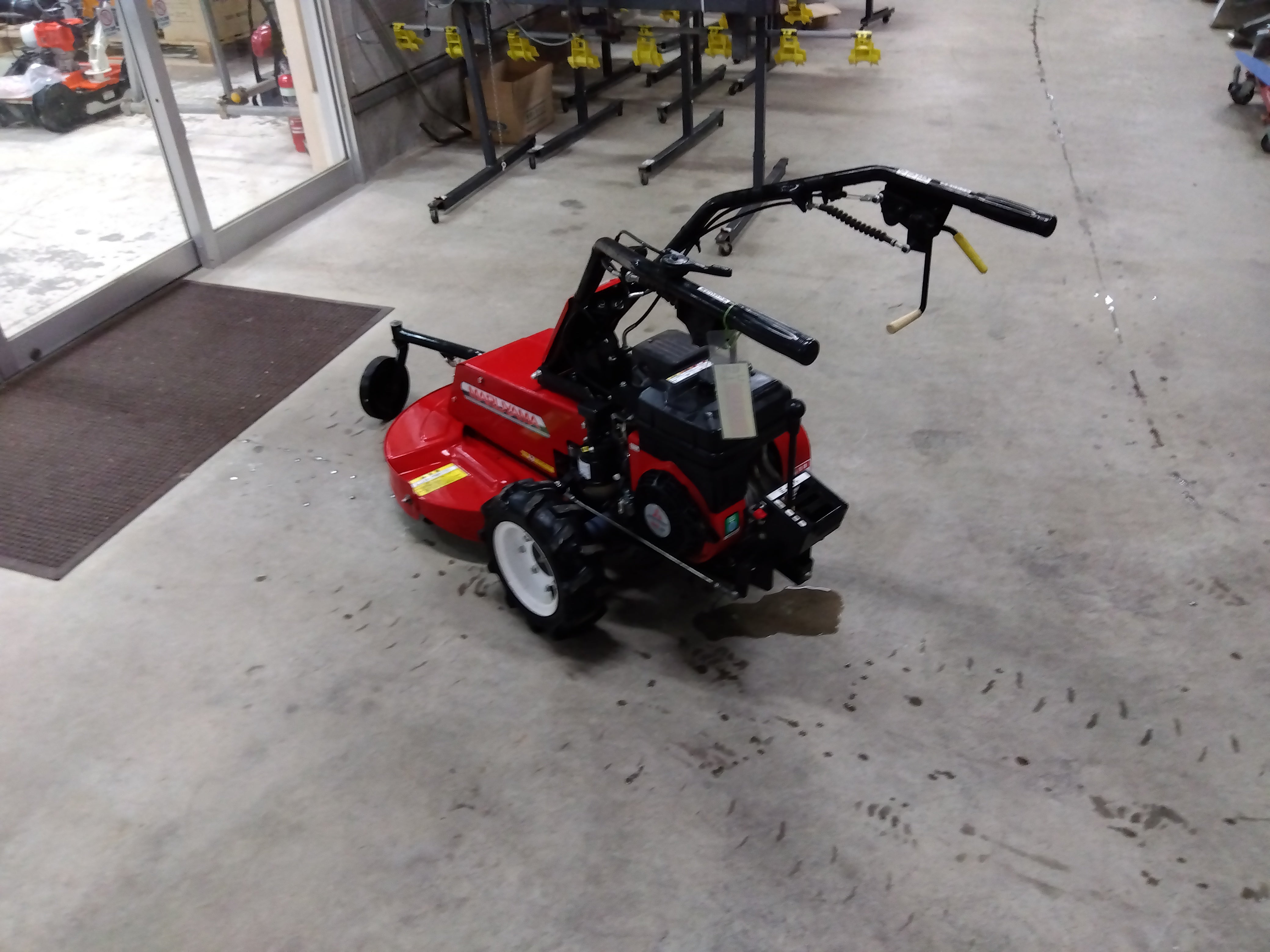 黒石市 バック付 草刈機 ロータリーナイフ モア 丸山 まるやま MLB761