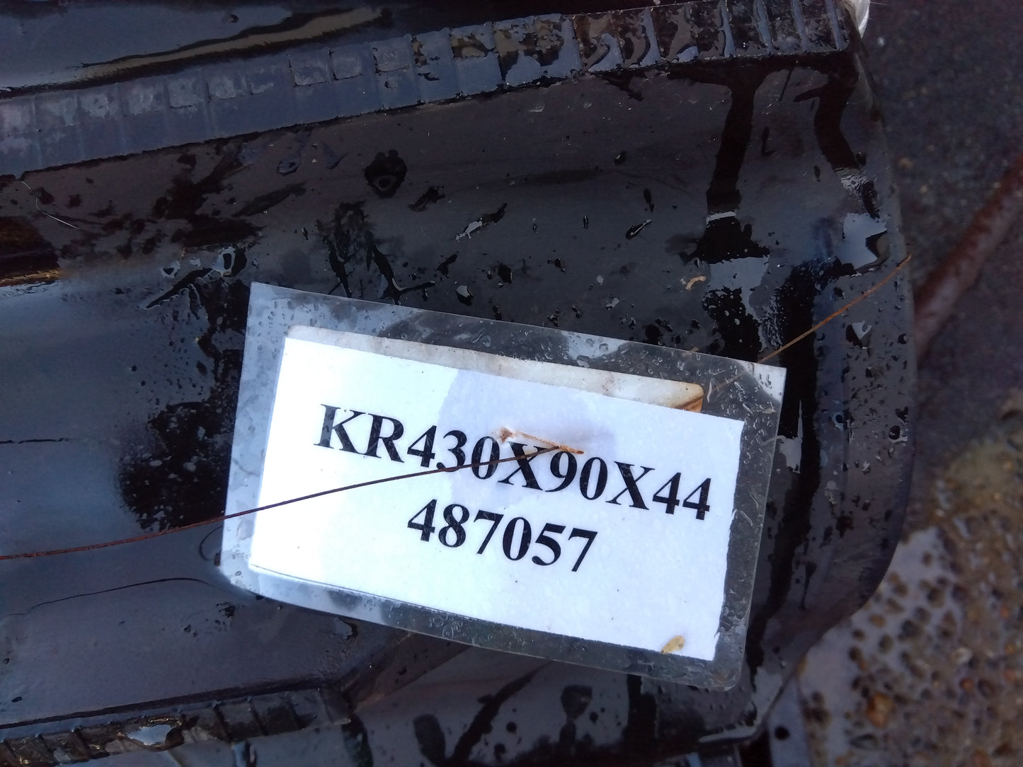 中古　コンバイン用クローラー