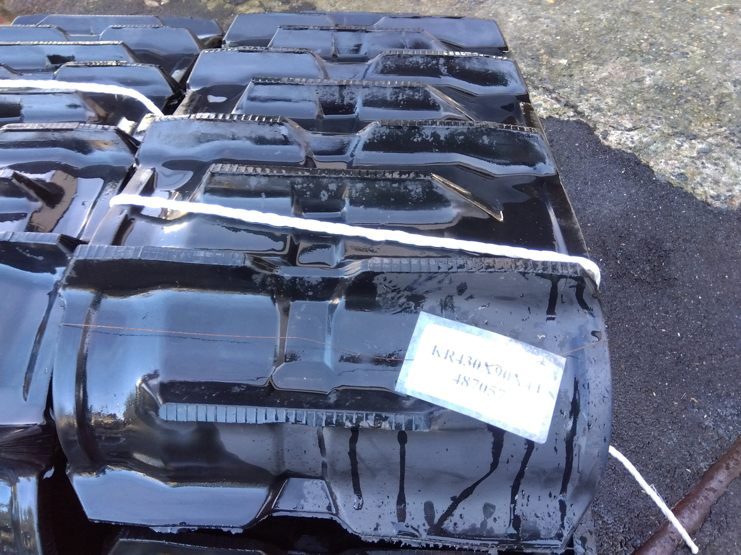 中古　コンバイン用クローラー