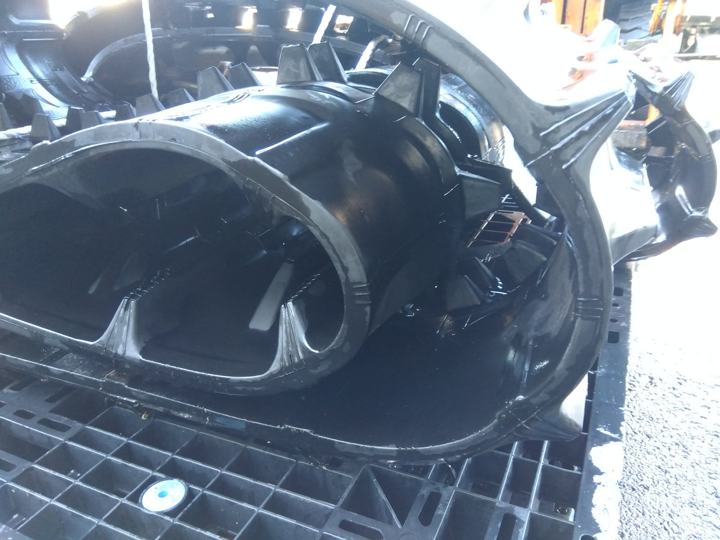 中古　コンバイン用クローラー