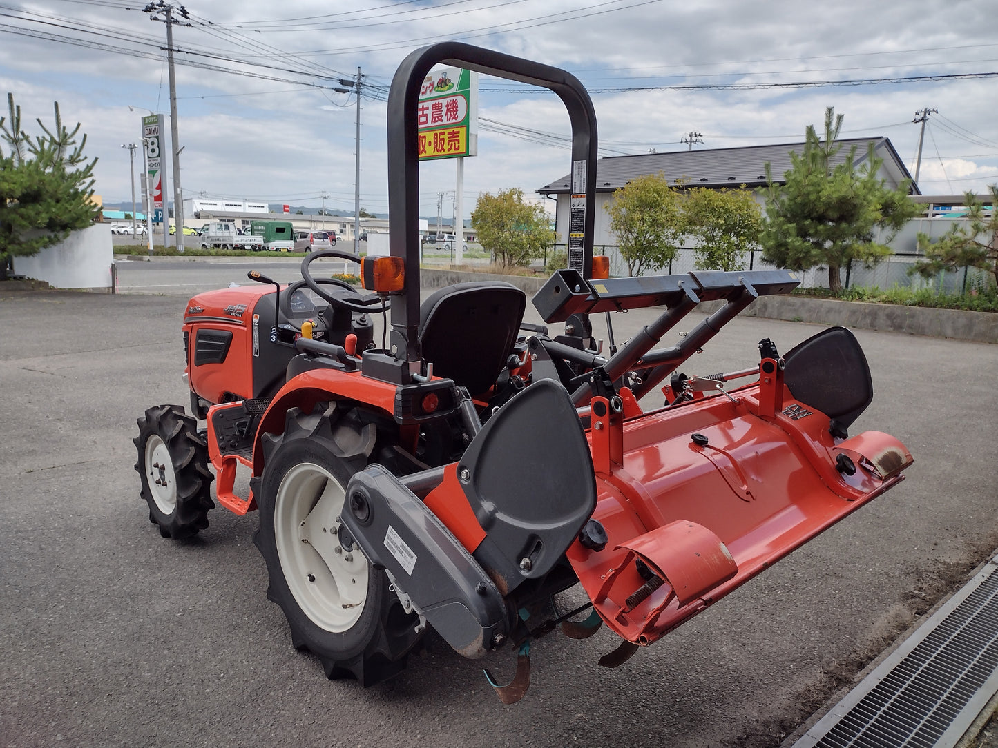 クボタ　中古　トラクター+ロータリー+ハロー JB15XBSMA