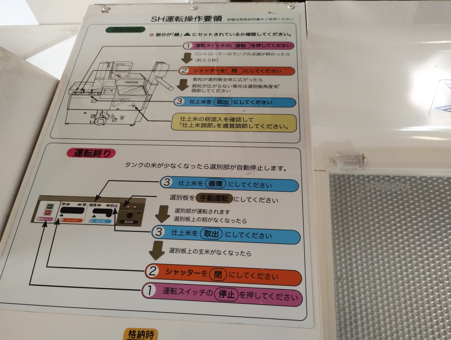 ヤンマー　中古　籾摺り機　3インチ　SH300