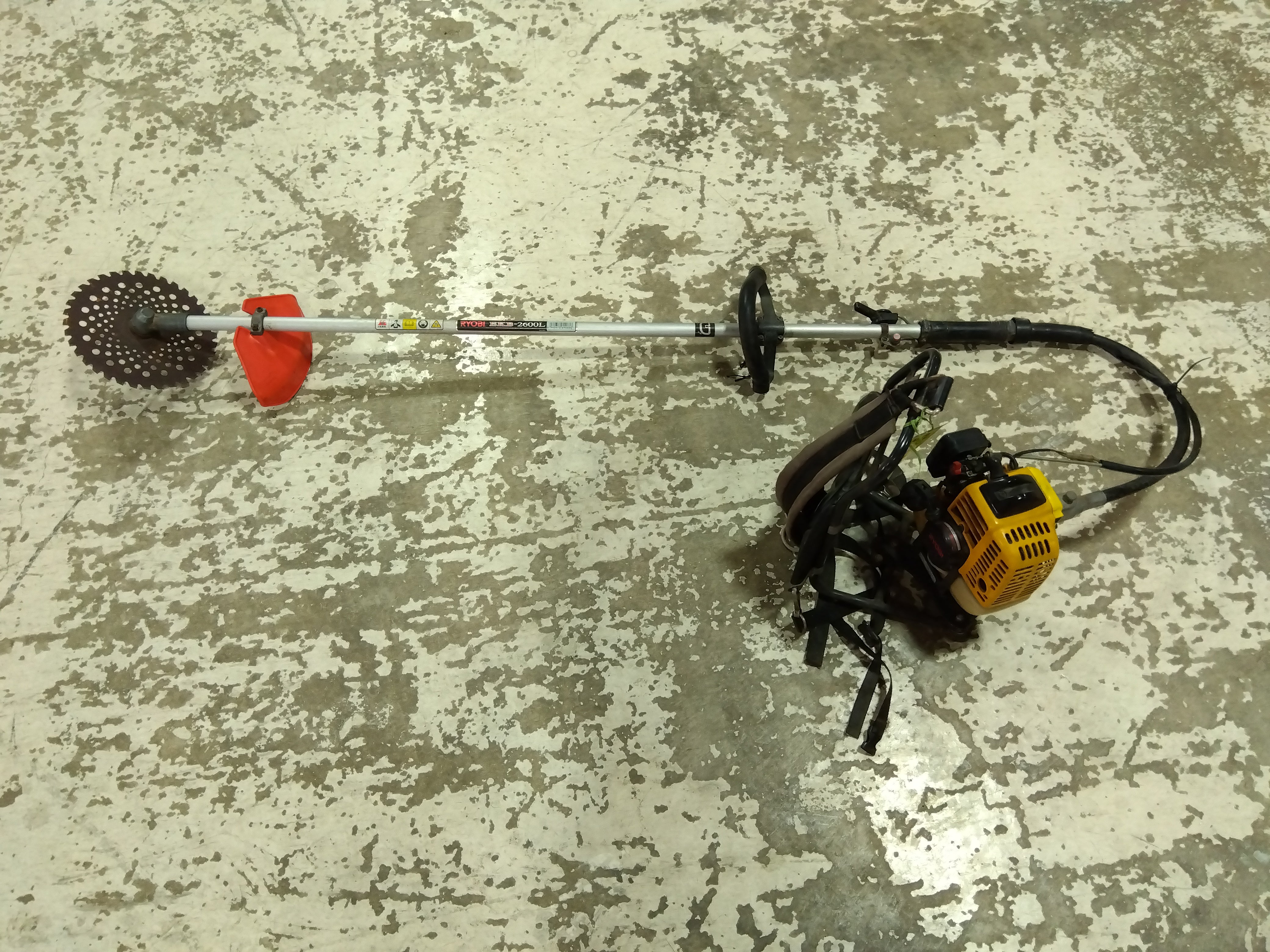 RYOBI 草刈機 リョービ 背負 刈払機 EKKB 2660 中古美品 RYOBI 草刈機 リョービ 背負 刈払機 EKKB 2660 中古美品