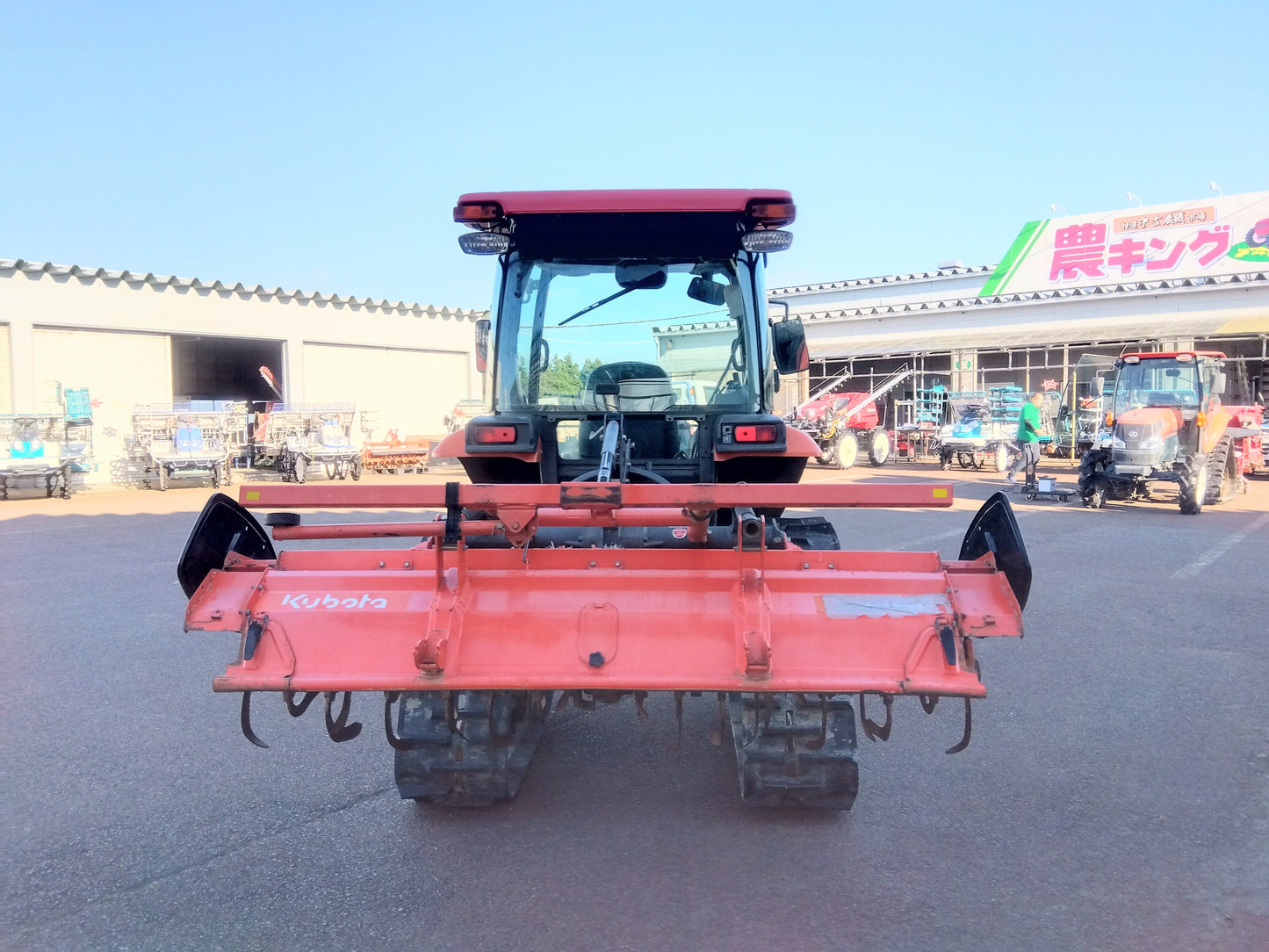 クボタ　中古トラクター＋ロータリーKL505＋R185K　使用時間1755ｈ山形店