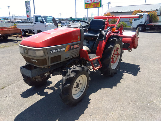 ヤンマー　中古　トラクター＋ロータリー　F220＋RSB1403