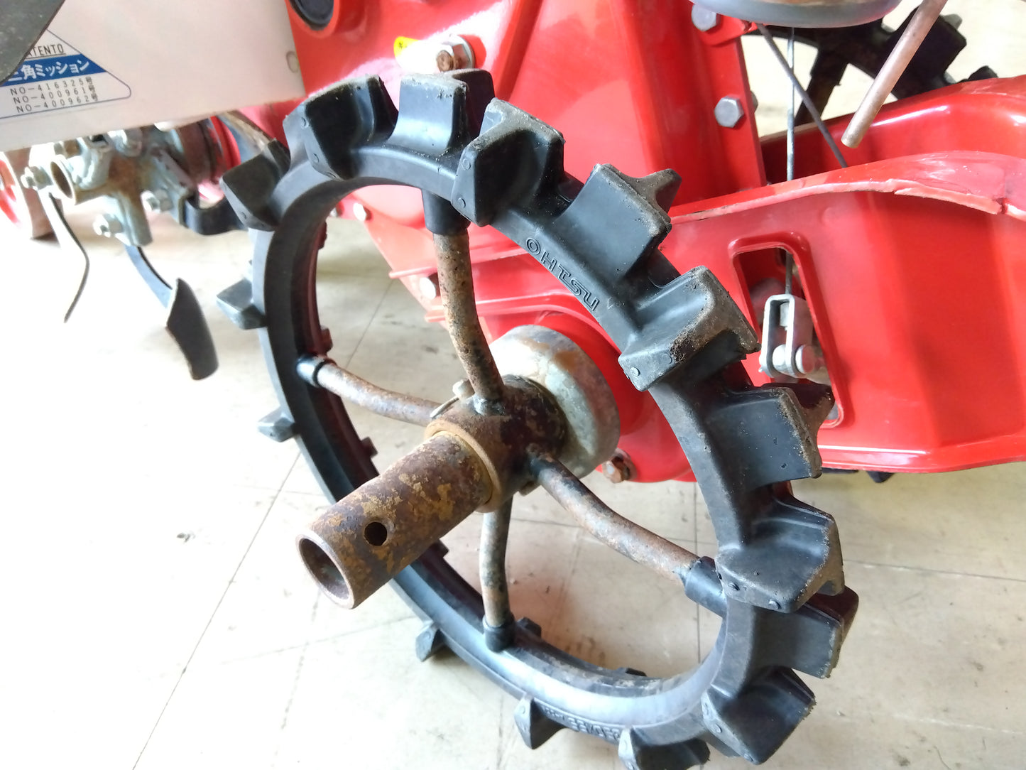 マメトラ　中古　管理機　SRV35FB1　オプション付き