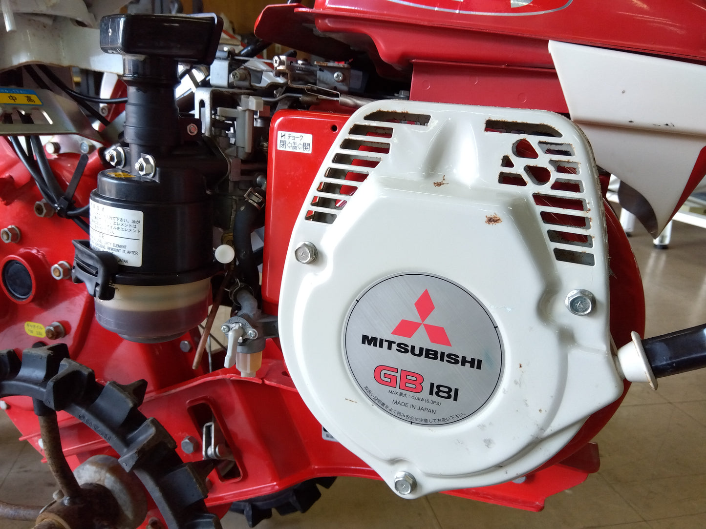 マメトラ　中古　管理機　SRV35FB1　オプション付き