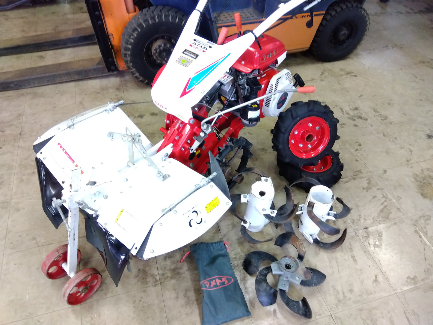 マメトラ　中古　管理機　SRV35FB1　オプション付き