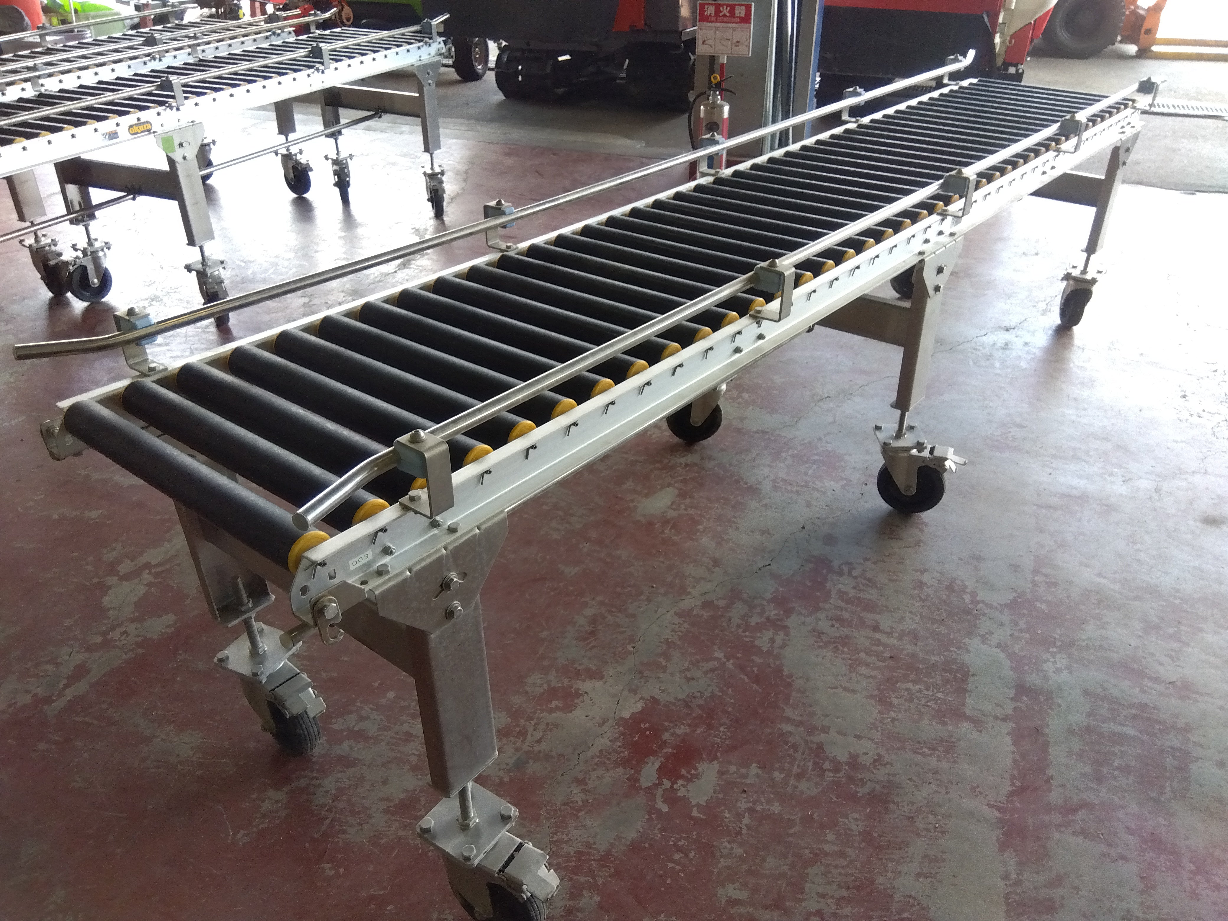 オークラ 型番不明 ローラーコンベア 3m【野田愛宕店】【店頭取引限定