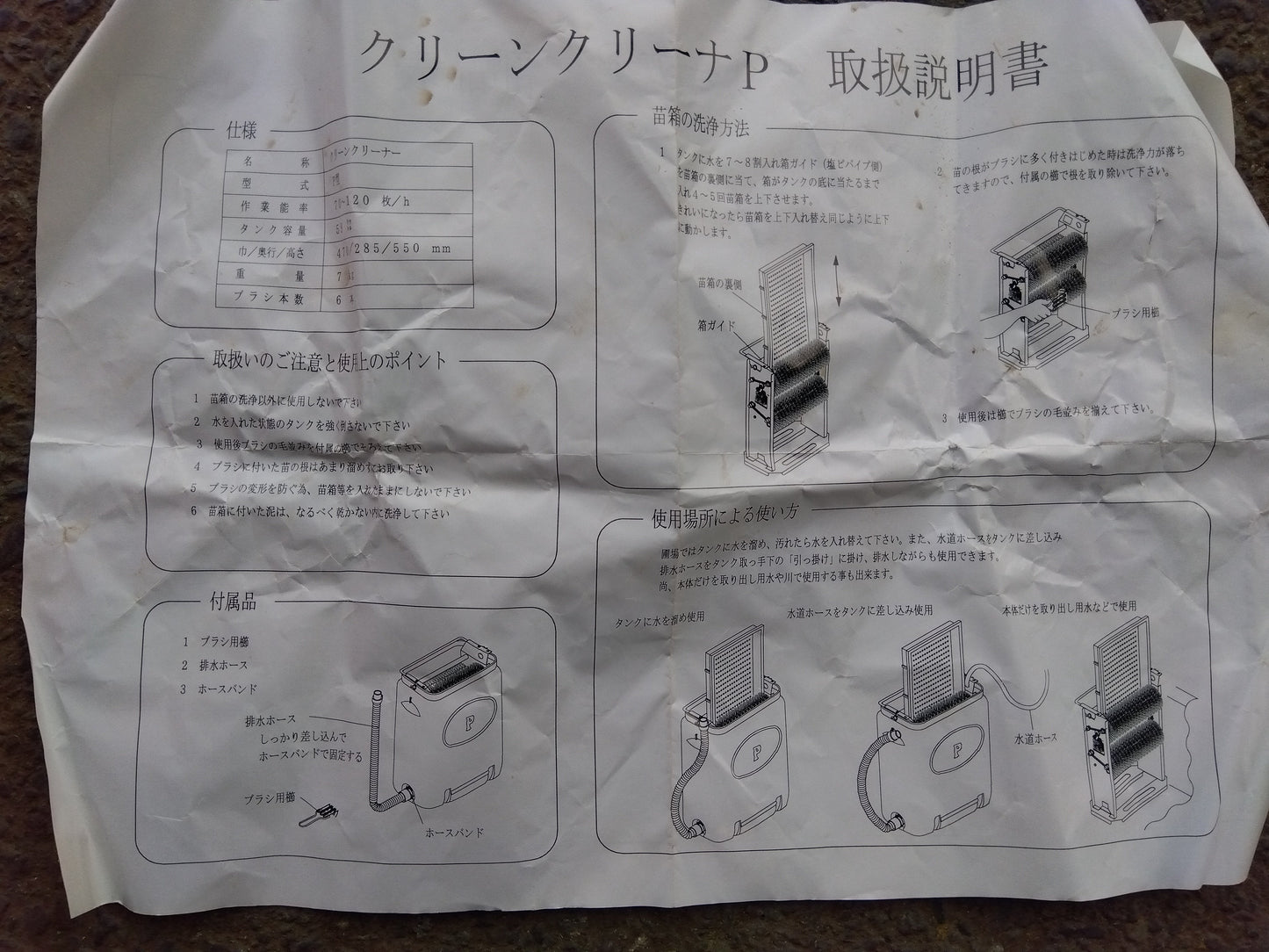 オギハラ　中古　箱洗機　CCP-501