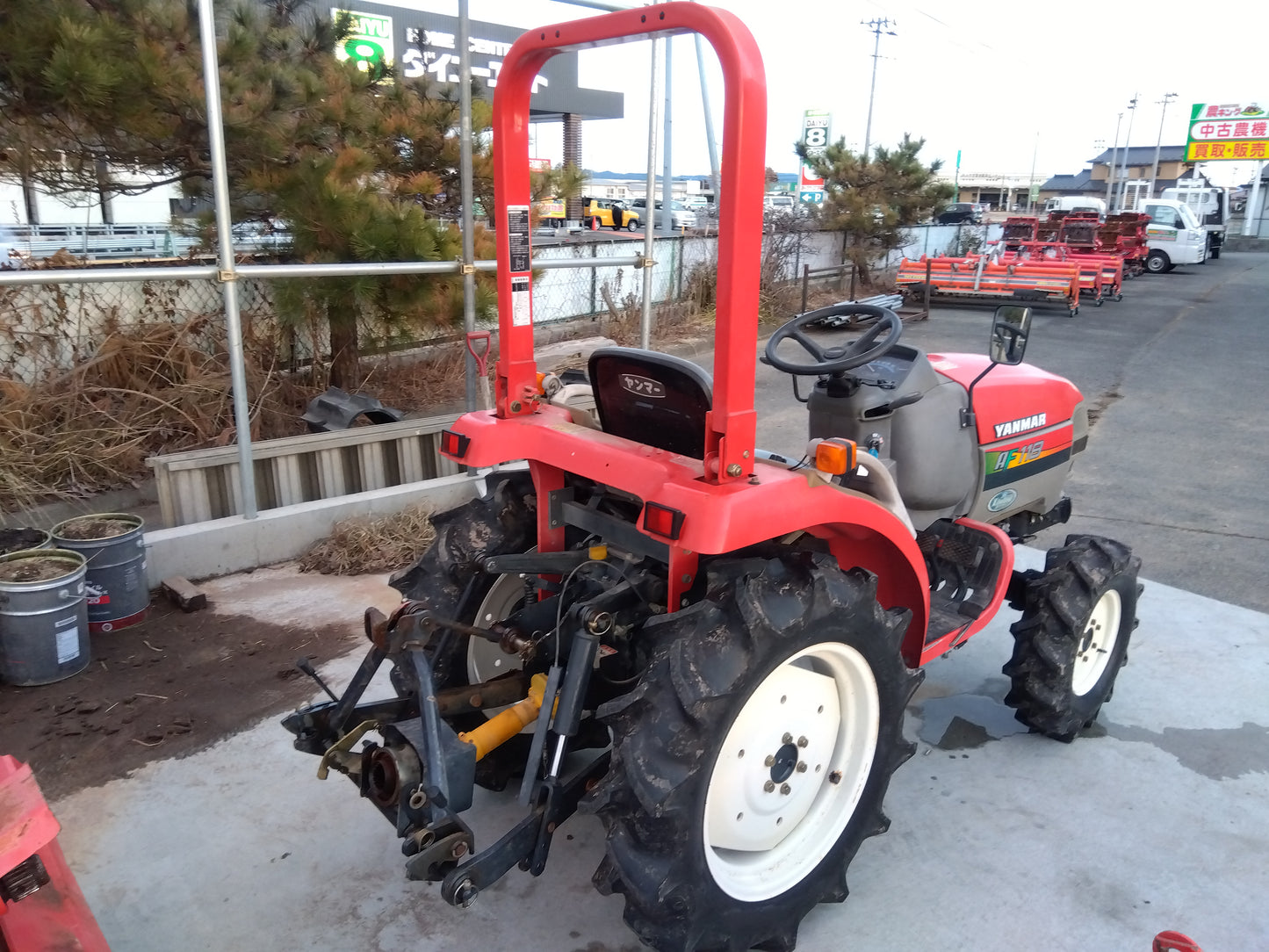 ヤンマー　中古　トラクター+ロータリー　AF118+R114M　「宮城　1765」