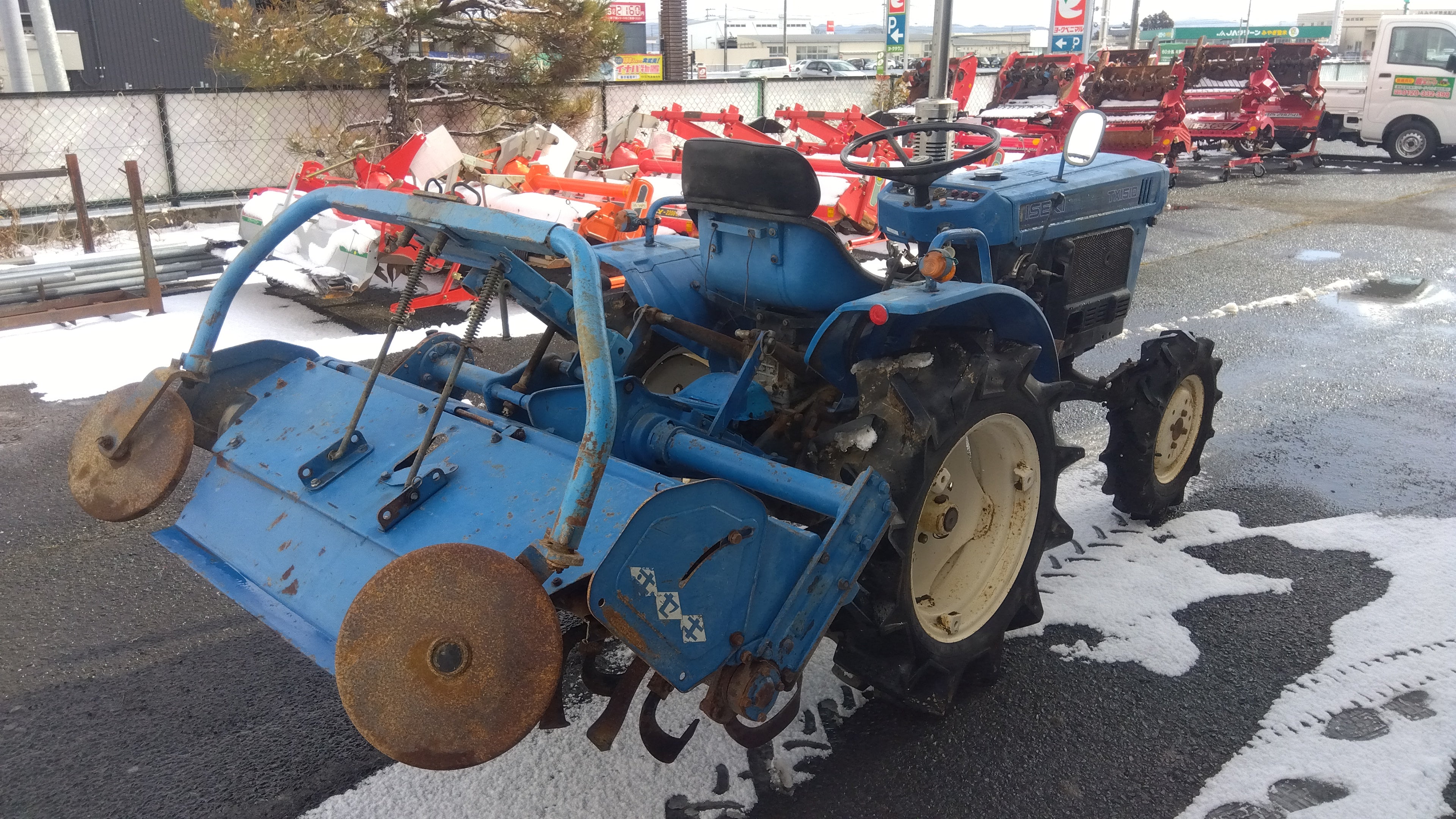 イセキ 中古 トラクター＋ロータリー TX1510F＋SR1200CD 「宮城店1772