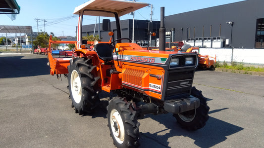 日の本　中古　トラクター+ロータリー　E2604-P+PS1651　「宮城店2012」