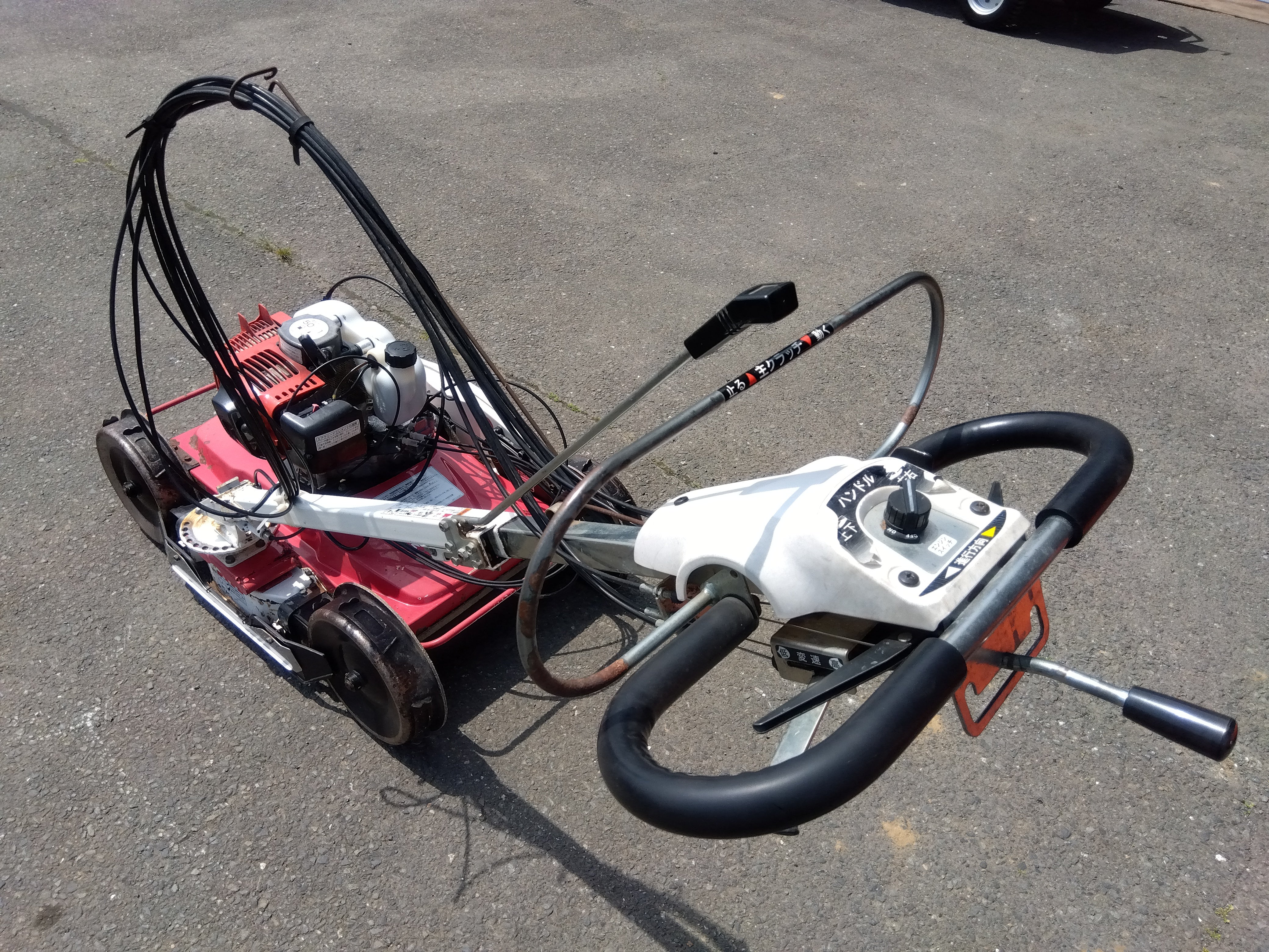 自走式草刈機　MGC-S501EX Yahoo!オークション - クボタ マルヤマ自走式草刈り機MGC-S501EX-1