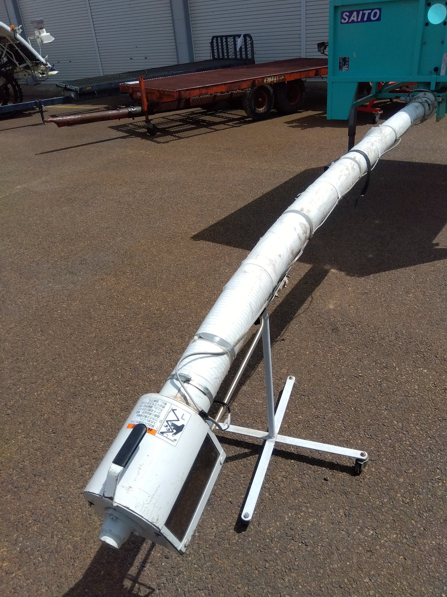 斎藤農機 中古 籾コンテナ ［バネコン付］KD-11D+DB-30K 【山形店 8878】