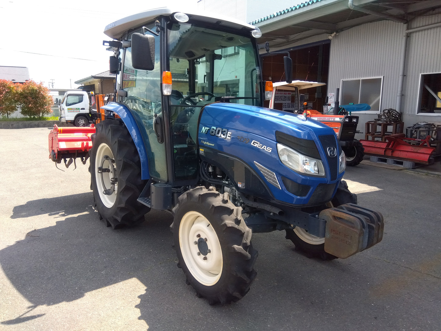 イセキ　中古　トラクターNT603FF-ESUGCY+ニプロロータリSX2010H「宮城店2072・2068」