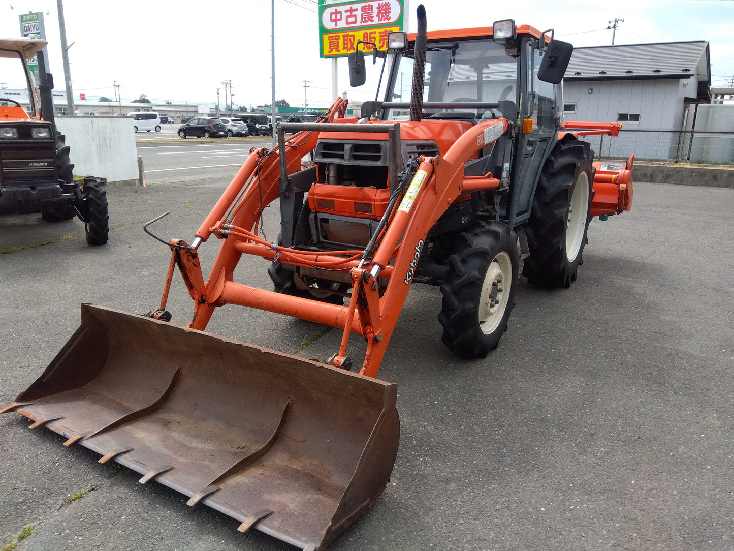 クボタ　中古　トラクターGL350+ロータリー+ローダー　『宮城店2140』