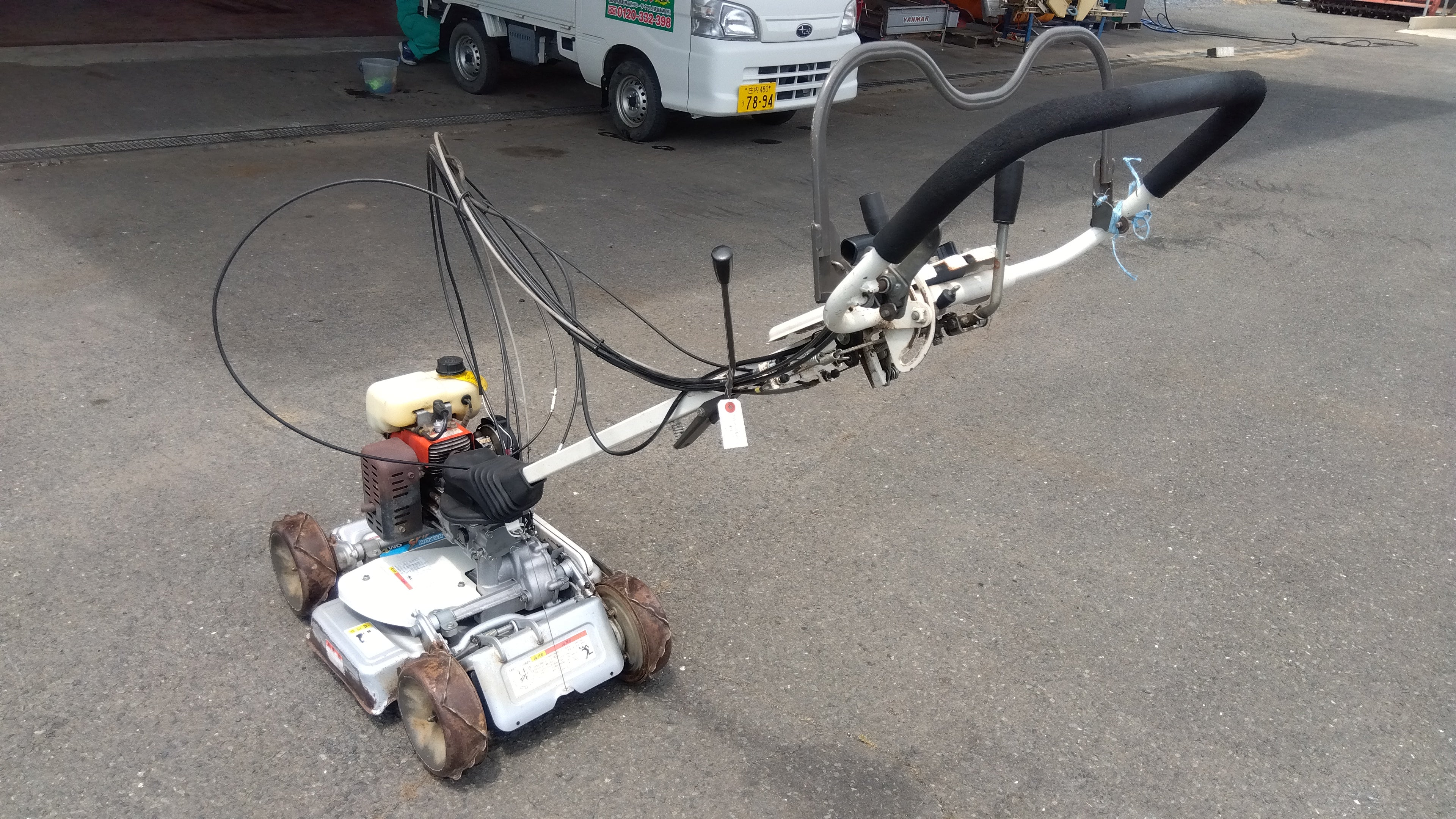 福岡県みやま市】オーレック スパイダーモア SP850B 作業幅約500mm