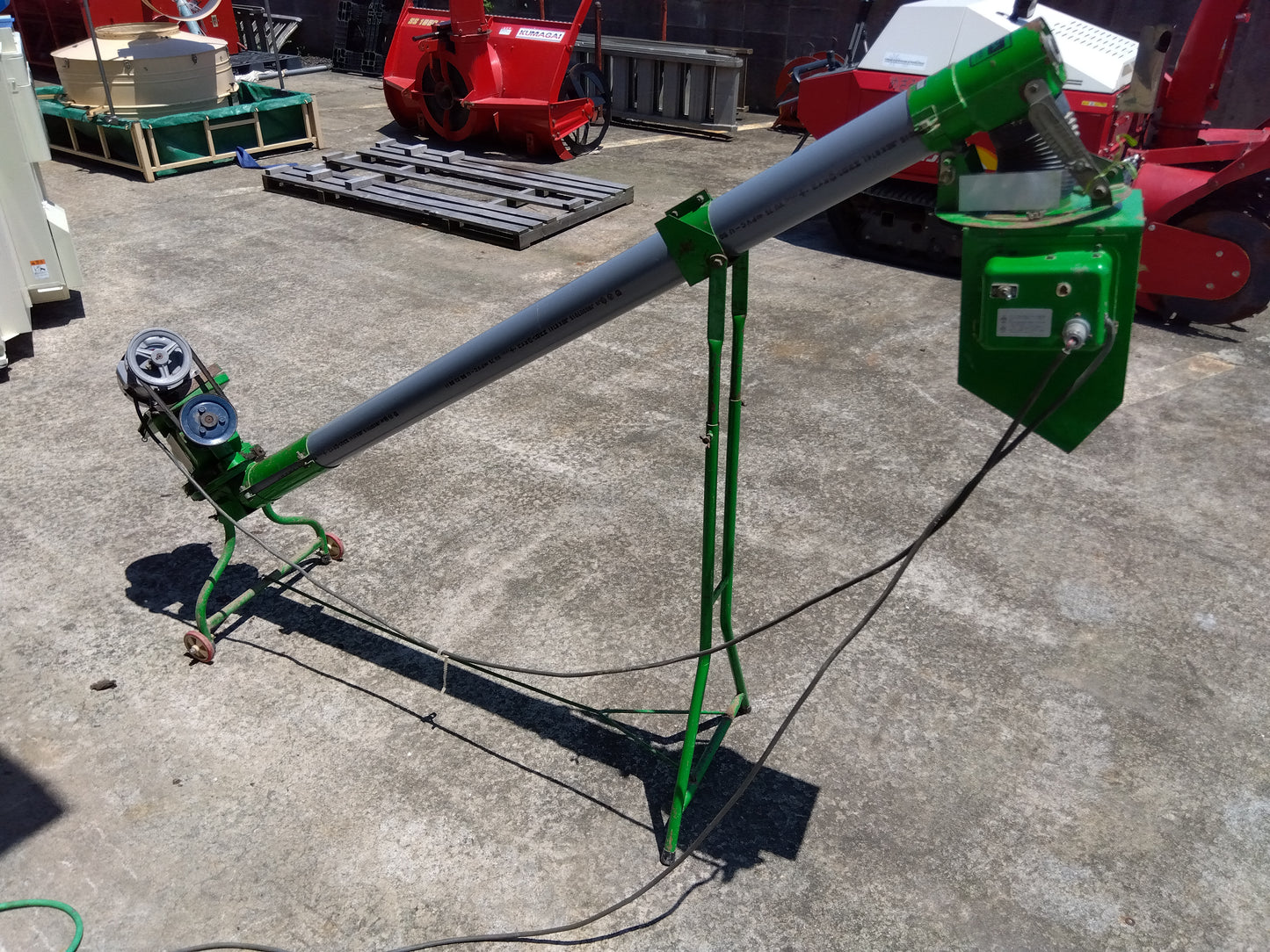 岡山 穀物搬送機 CM8A【山形店9106】