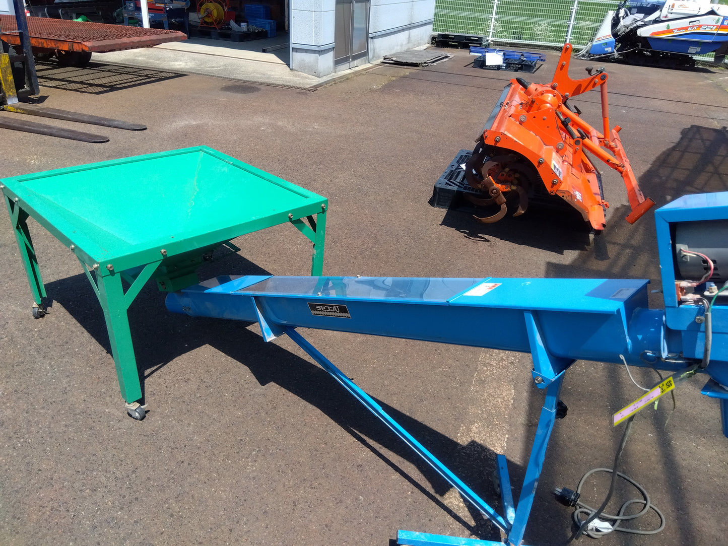 ホクエツ　穀物搬送機　ラセコンU【9173】