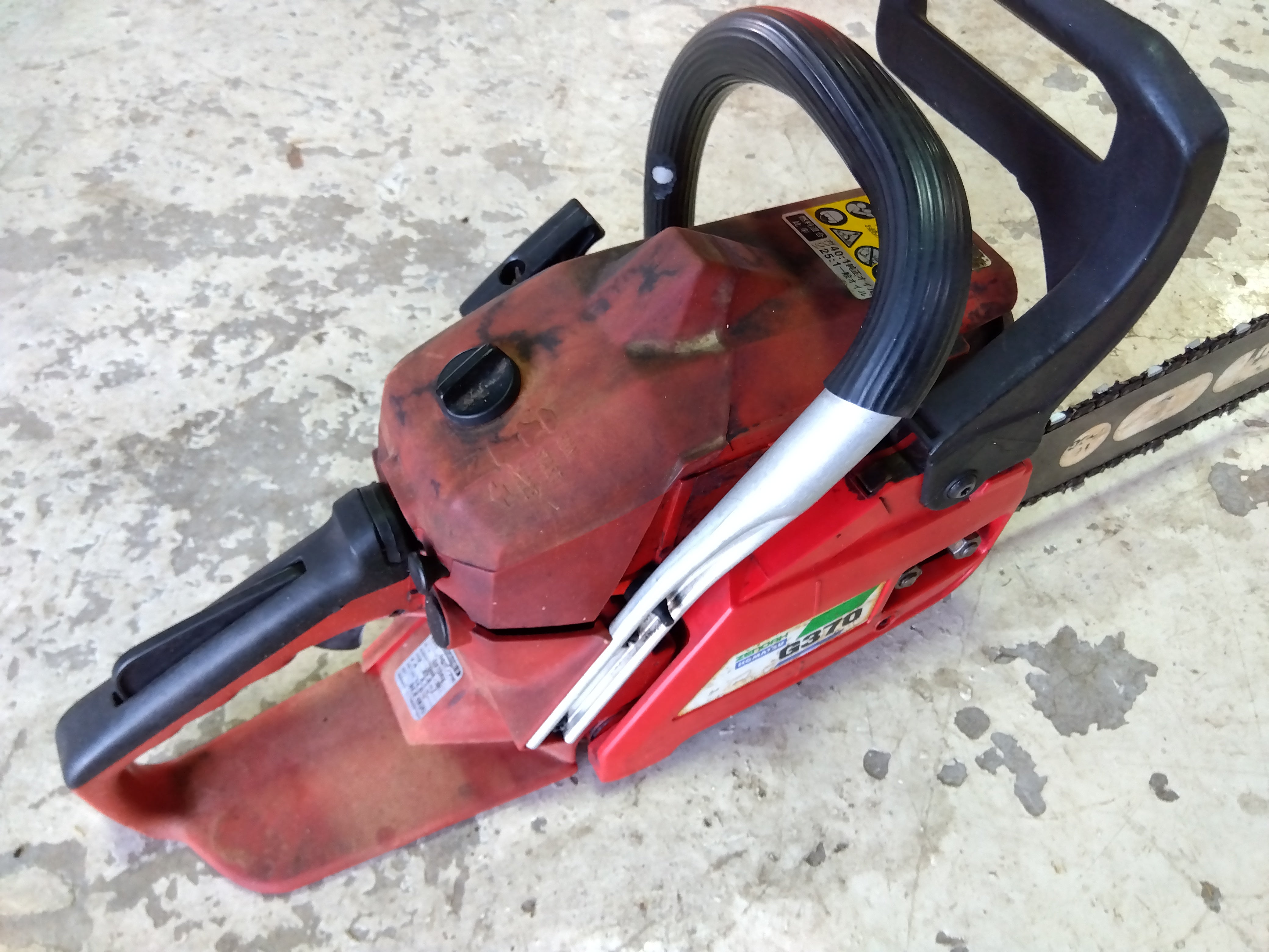 ☆ゼノアチェーンソー　G370　ジャンク品　☆542