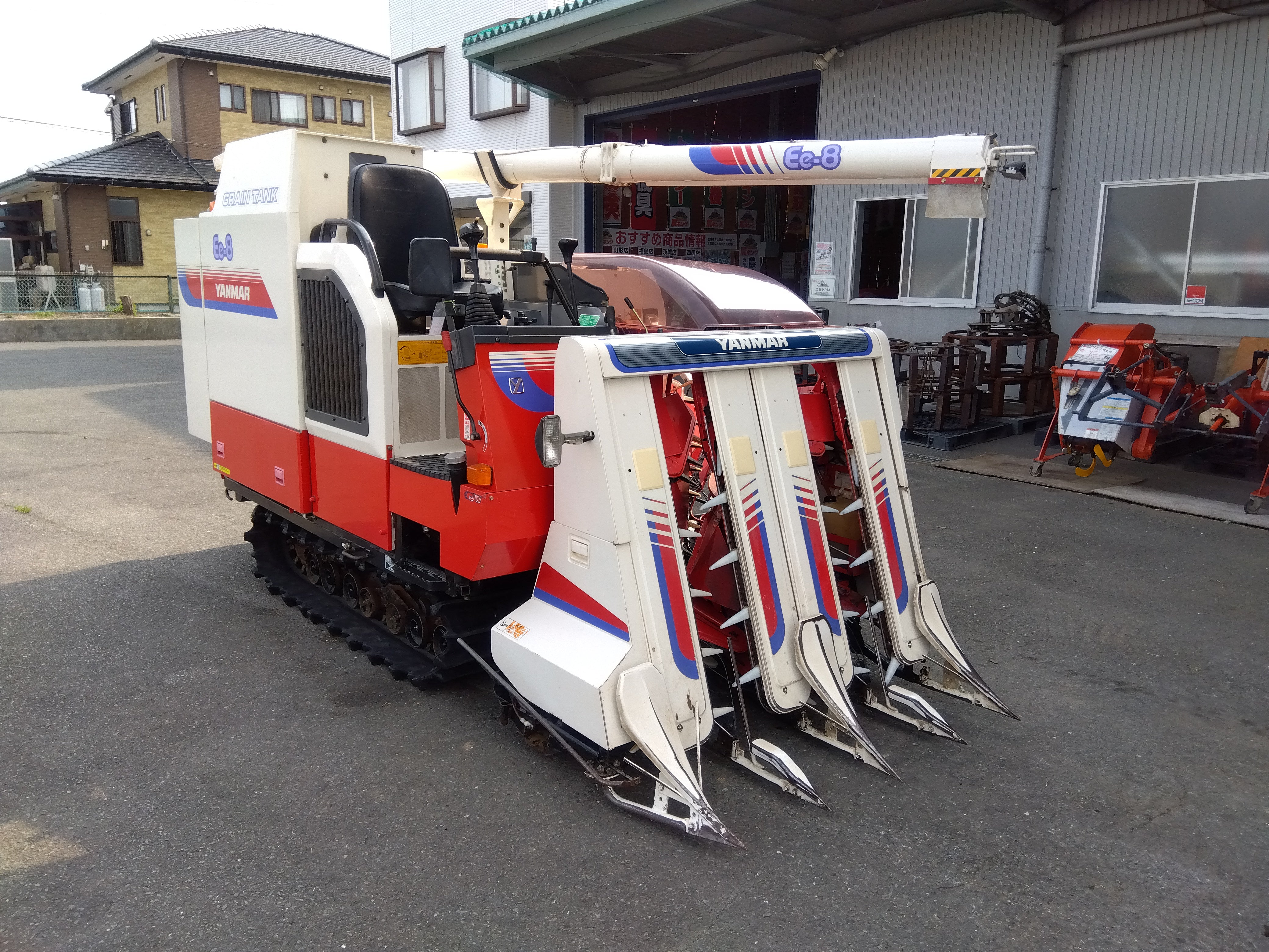 ヤンマーディーゼルコンバインCA8 ヤンマー 中古 コンバイン Ee-8 『宮城店2255』P – 農キング