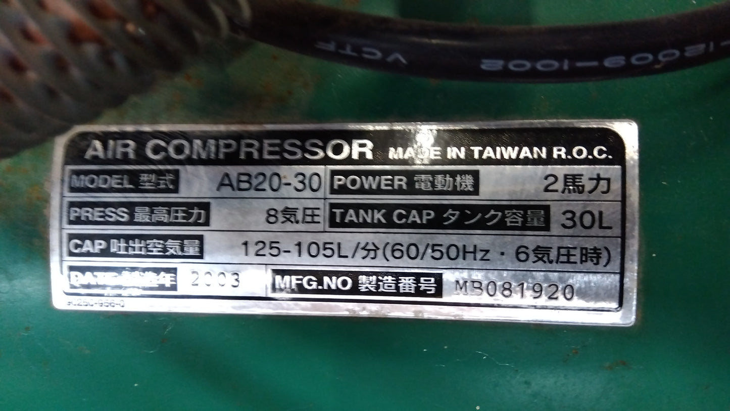 G-force　中古　コンプレッサー　AB20-30　「宮城店2258」