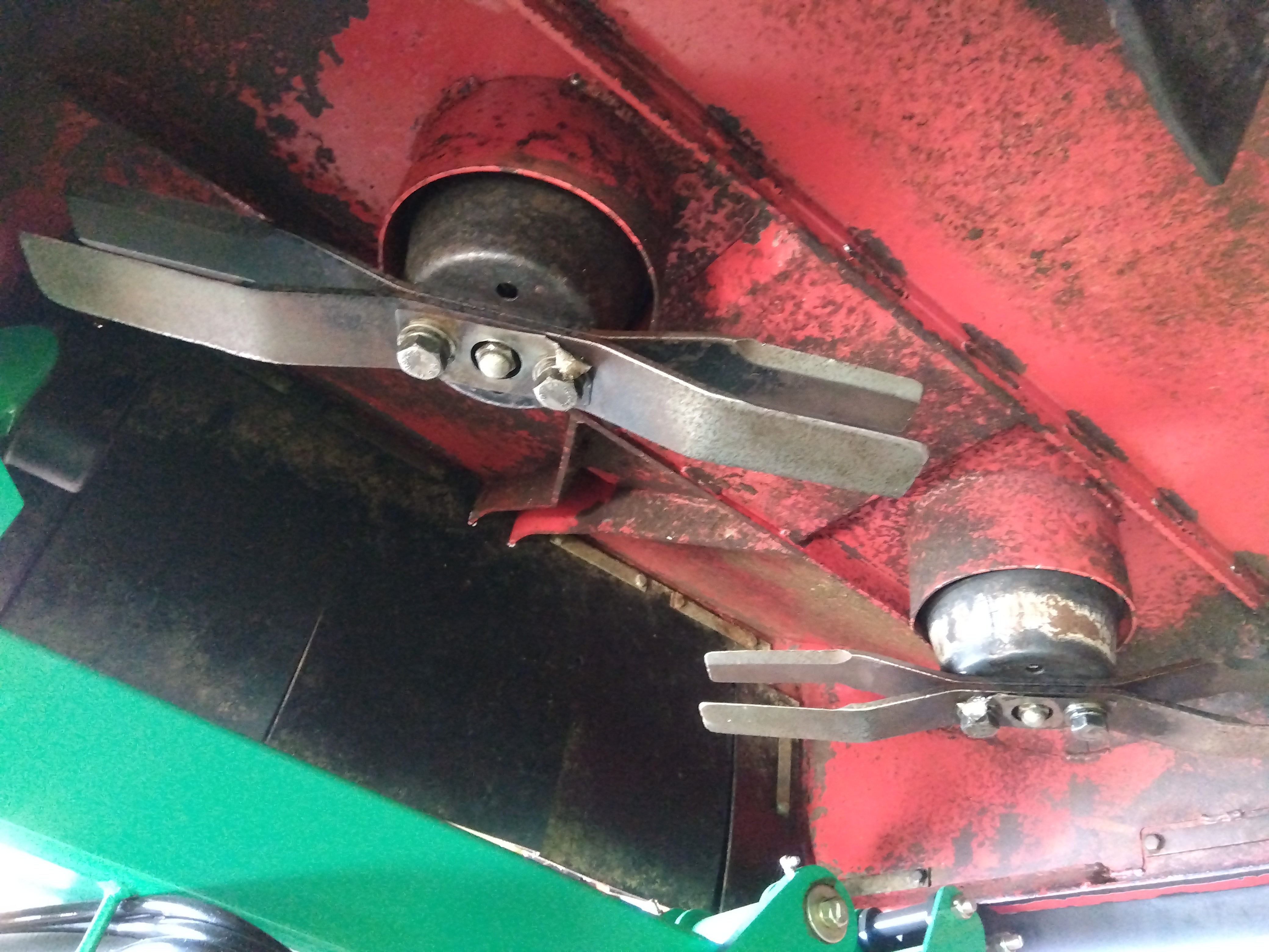 取寄品】三陽機器 ツインモアー用 替刃 460mm バーナイフ 1セット（2