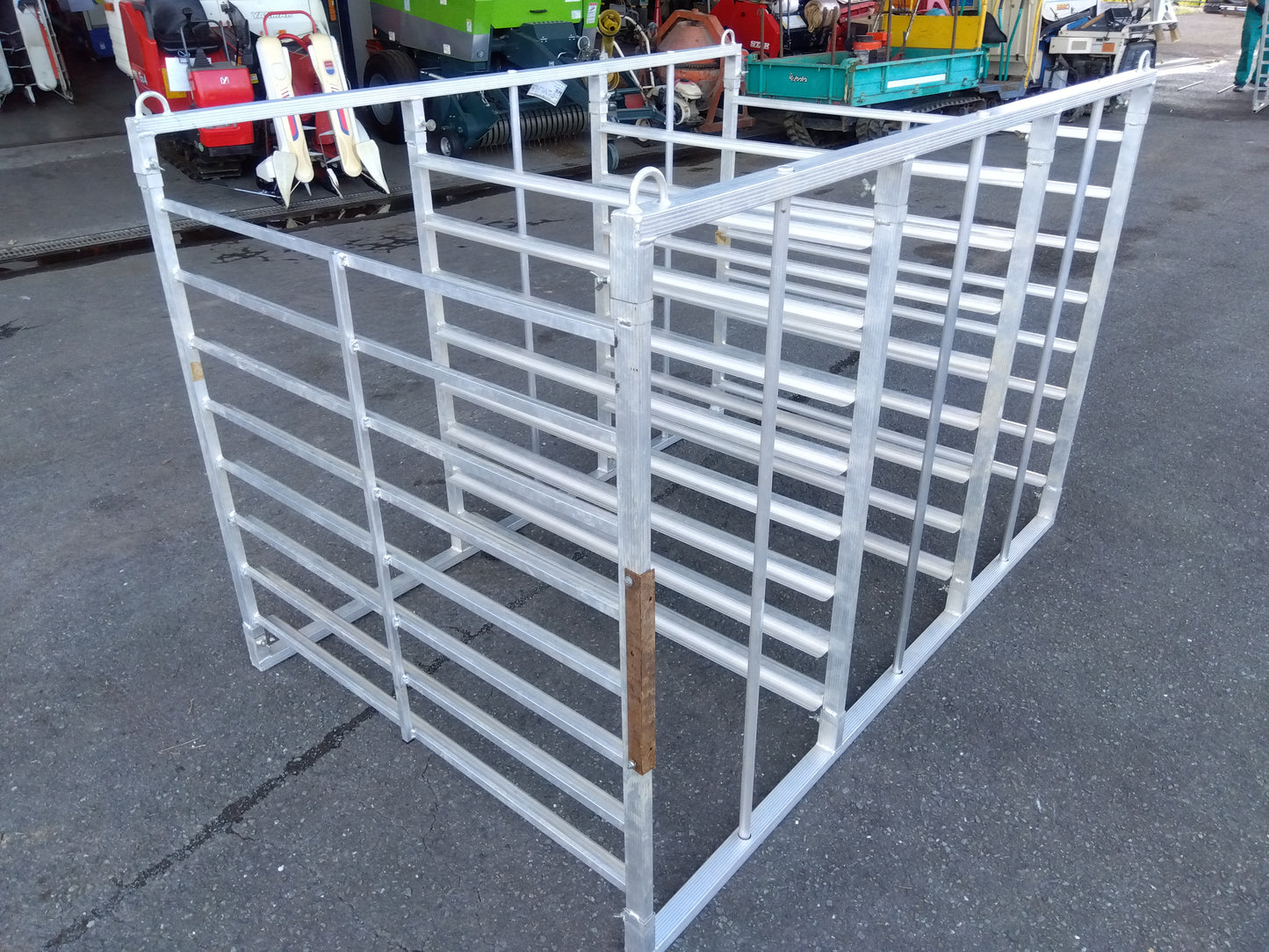 メーカー不明 アルミ苗コンテナ② 96枚 【宮城店 2295】