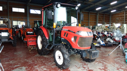 ヤンマー　中古　トラクター+ロータリー　EG334Y+RC190AS(カゴ車輪付き)　「宮城店2303」