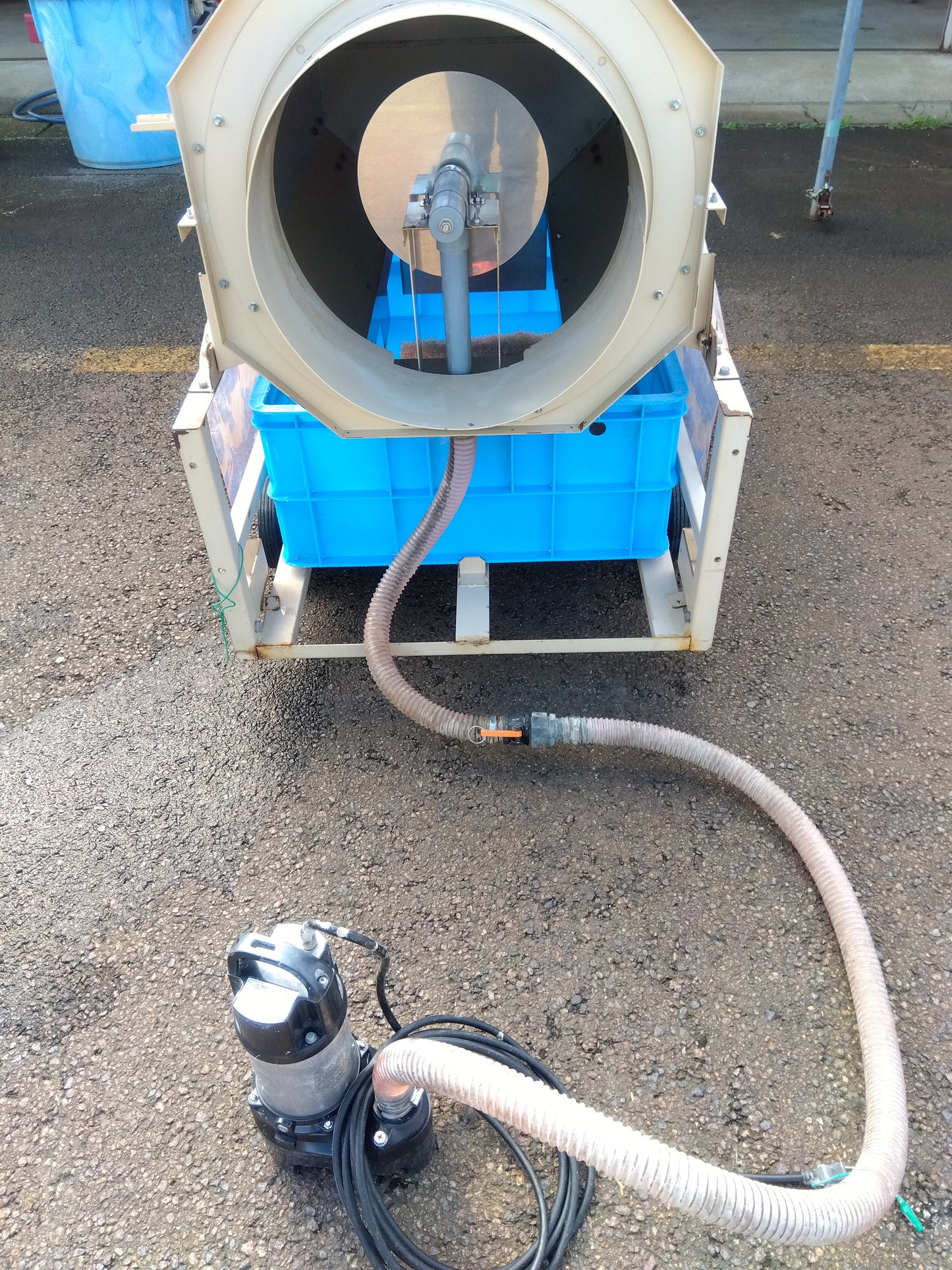 金子農機 中古 送風機用集塵機 チリとるもん TM-480C5 【山形店 9398】