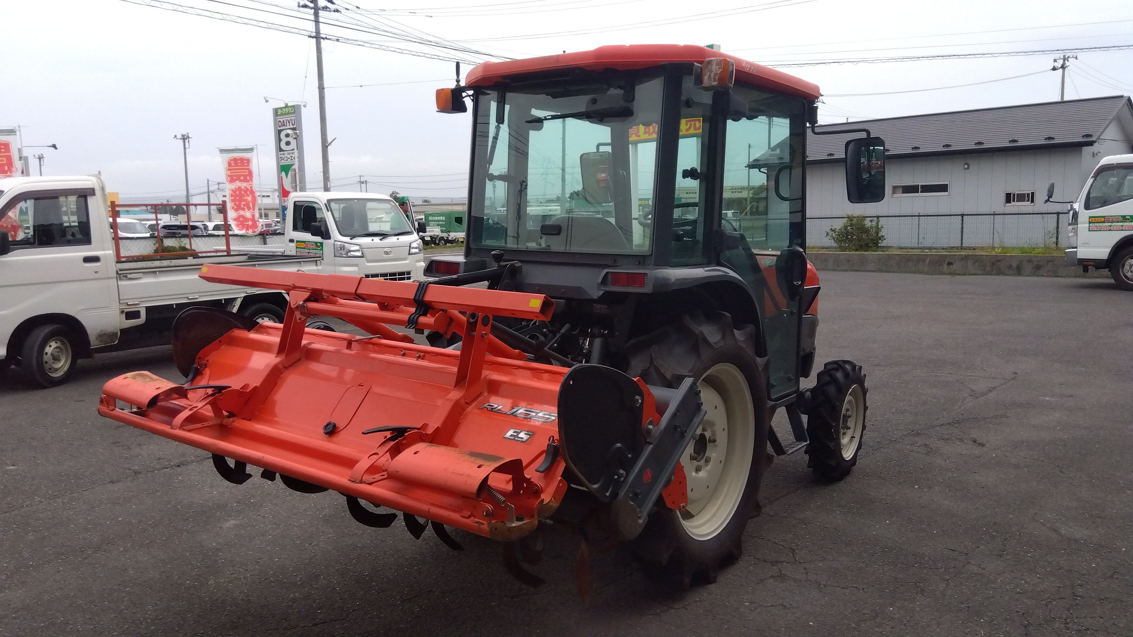 クボタ 中古 トラクター+ロータリー T245DF+RL165T 「宮城店2386P
