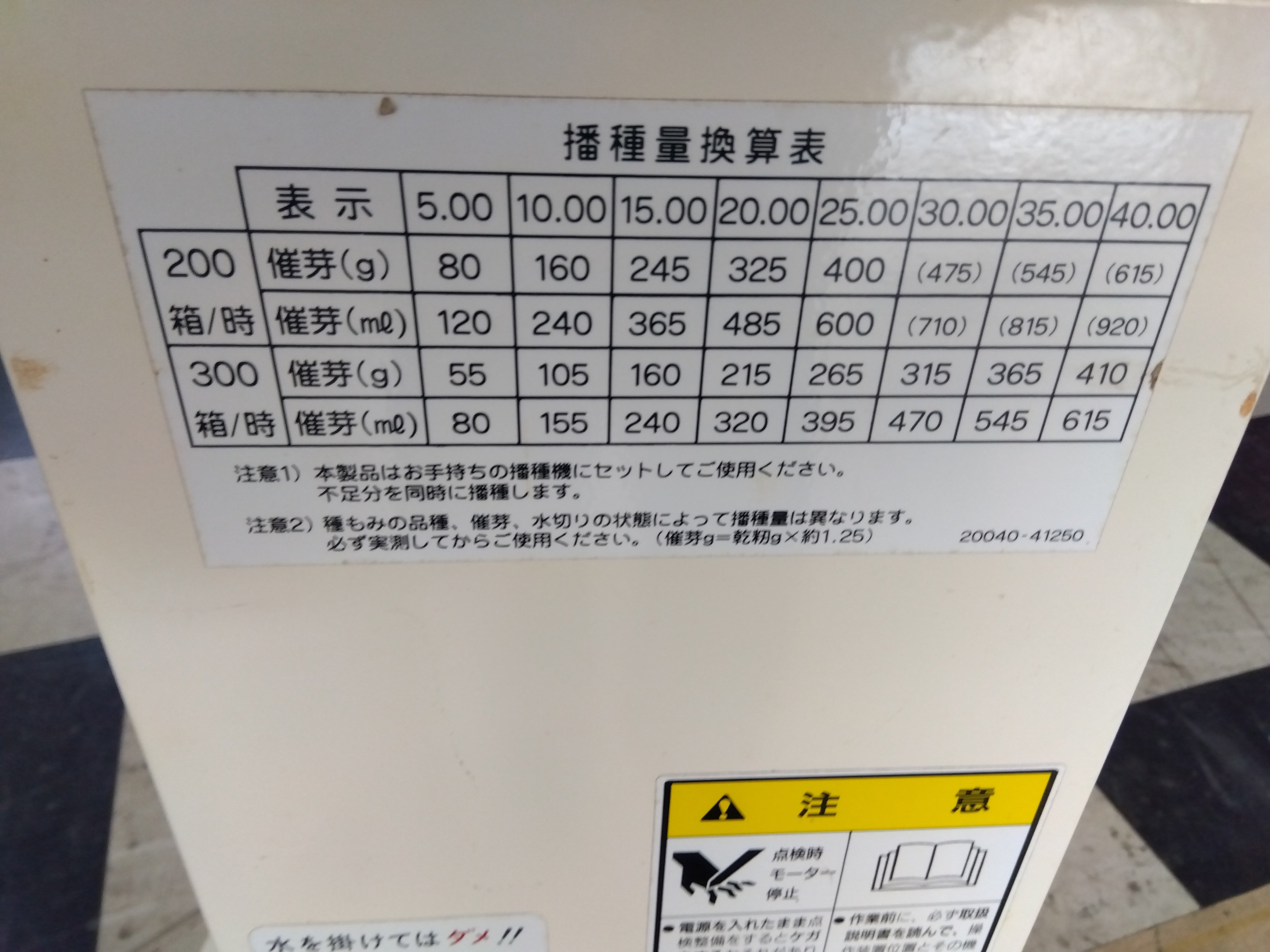 スズテック 中古 厚播きホッパー FR300K – 農キング