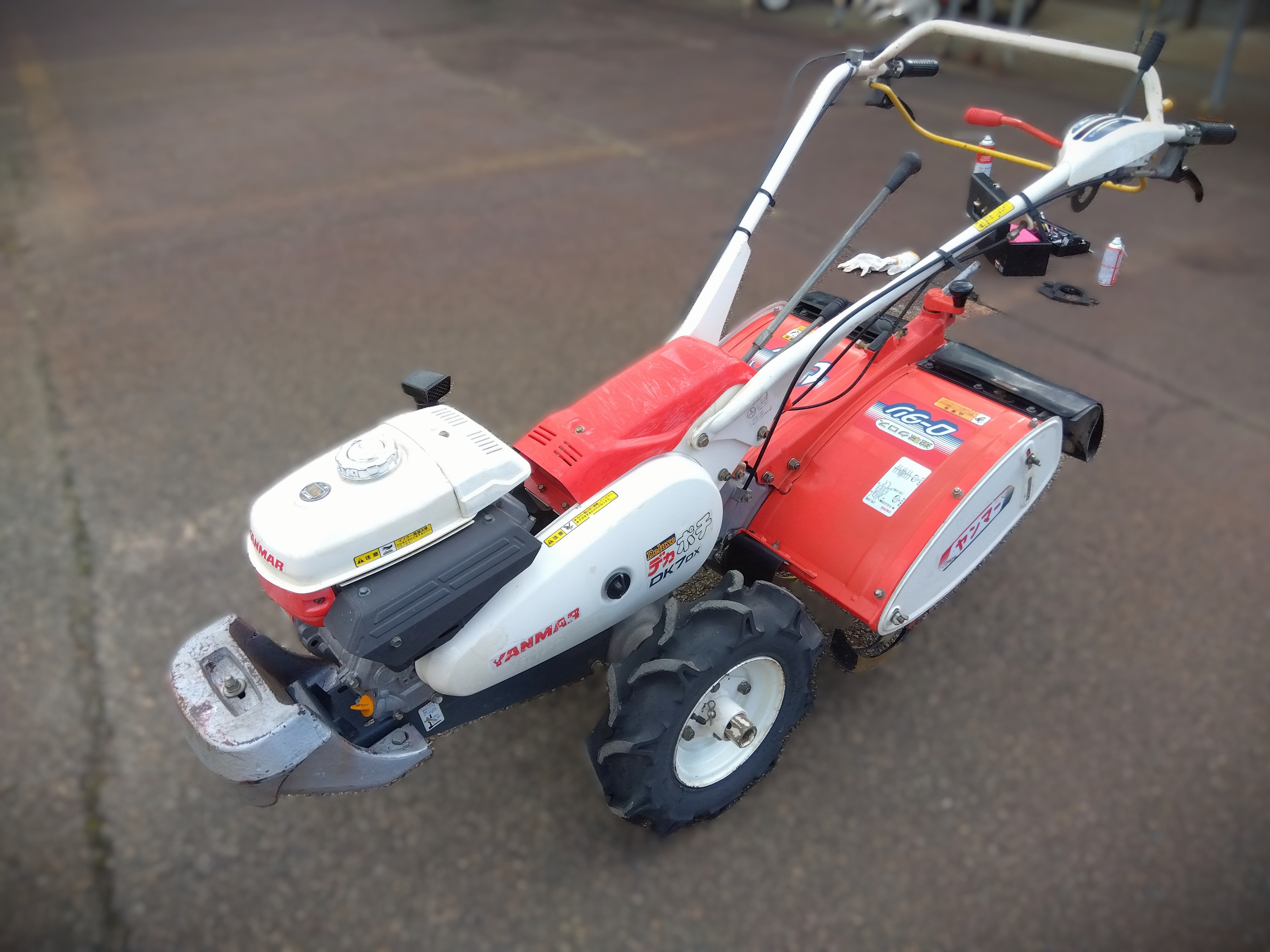 管理機・耕運機　ヤンマー　デカポチ　DX7DX　逆転　クロスロータリー 管理機・耕運機 ヤンマー デカポチ DX7DX 逆転 クロスロータリー 管理