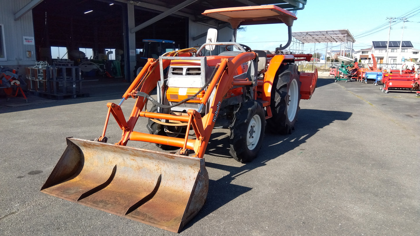 クボタ　中古　トラクター+ロータリー　GL300＋R6G　「宮城店2463P」