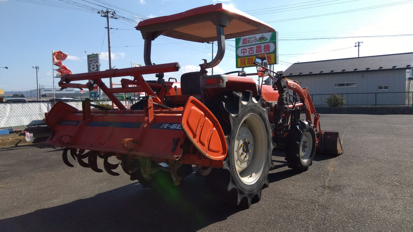 クボタ　中古　トラクター+ロータリー　GL300＋R6G　「宮城店2463P」