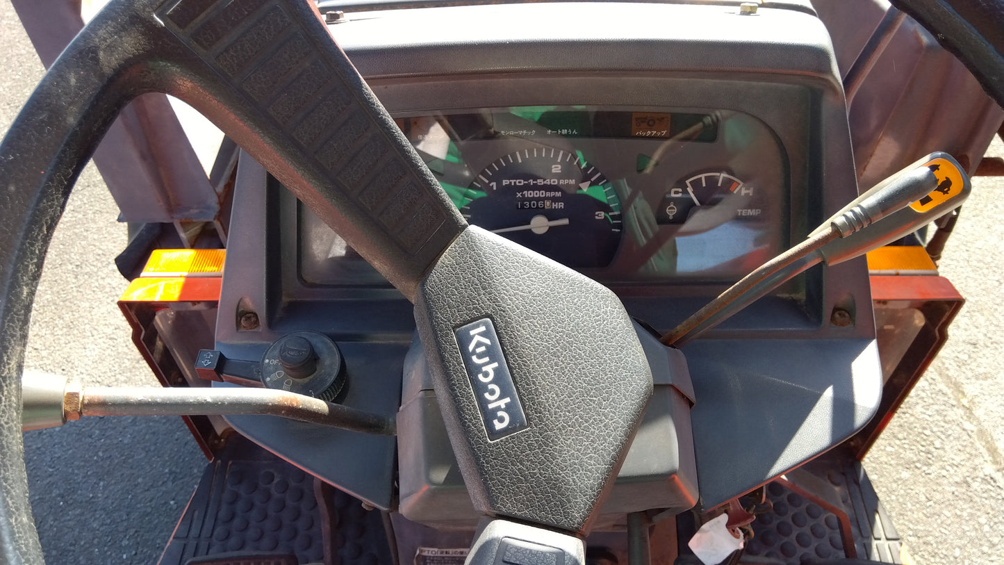クボタ　中古　トラクター+ロータリー　GL300＋R6G　「宮城店2463P」