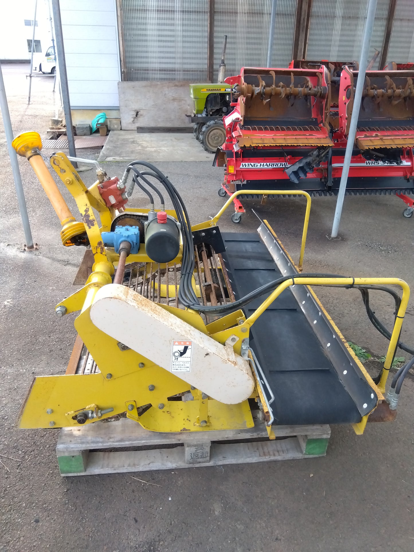 訓子府機械工業 中古 玉ねぎ堀取機（デガー）【山形店 9560】