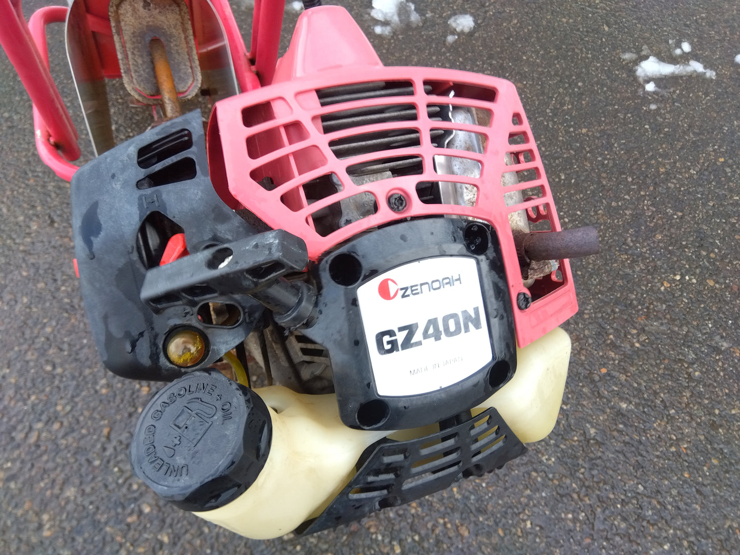 オータケ 乗用溝切機 NL-1（ゼノア GZ40Nエンジン搭載）【山形店9515】