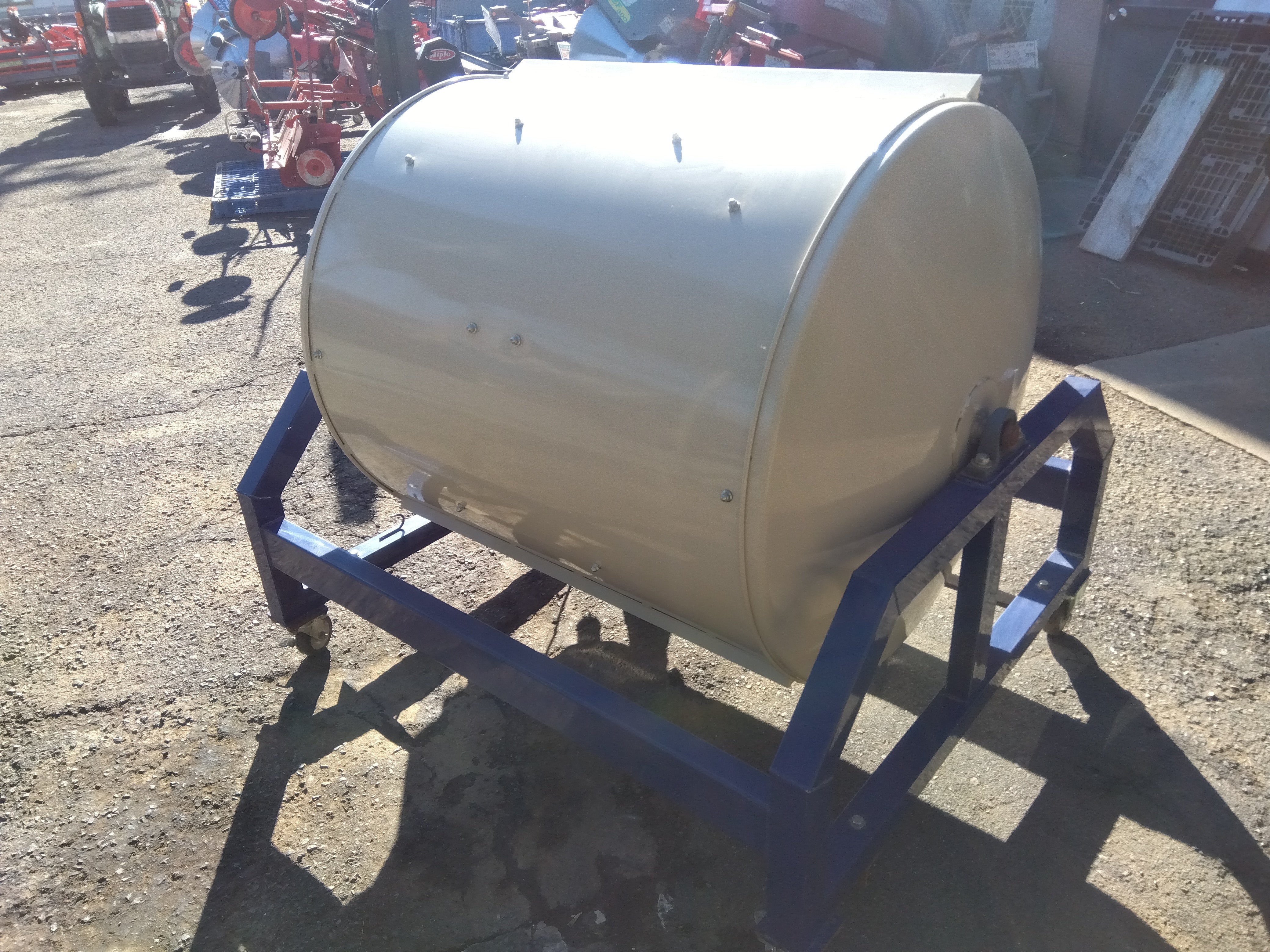 ビックマゼールBM-400飼料、肥料、育苗等中古混合機 熊谷農機 KUMAGAI 回転式混合機 ビッグマザール 処理量360kg (苗箱110