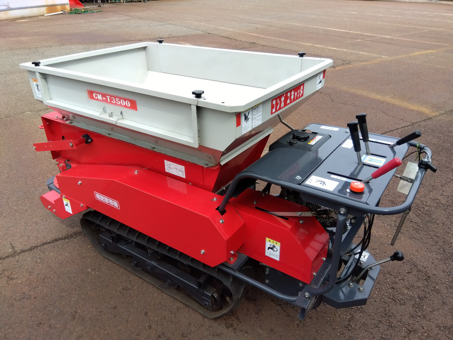 コンマ製作所 堆肥散布機 CM-T3500【山形店9718】