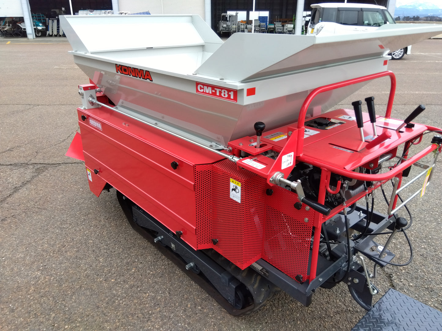 コンマ製作所 堆肥散布機 CM-T81Aa【山形店9713】