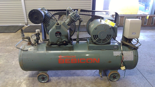 日立 中古 エアーコンプレッサー 5.5P-9.5V 50Hz 「岩手店321」