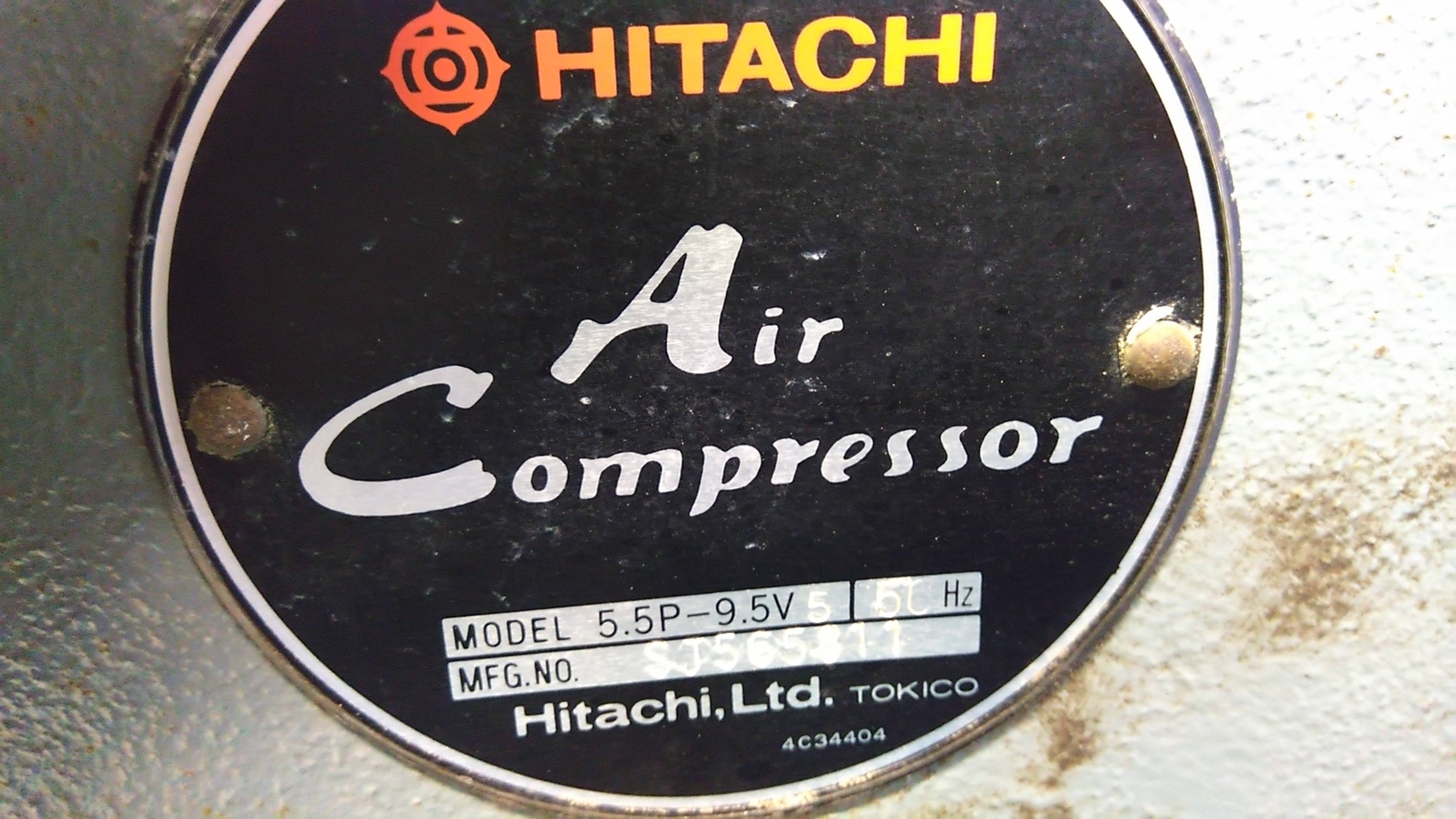日立 中古 エアーコンプレッサー 5.5P-9.5V 50Hz 「岩手店321」 – 農キング