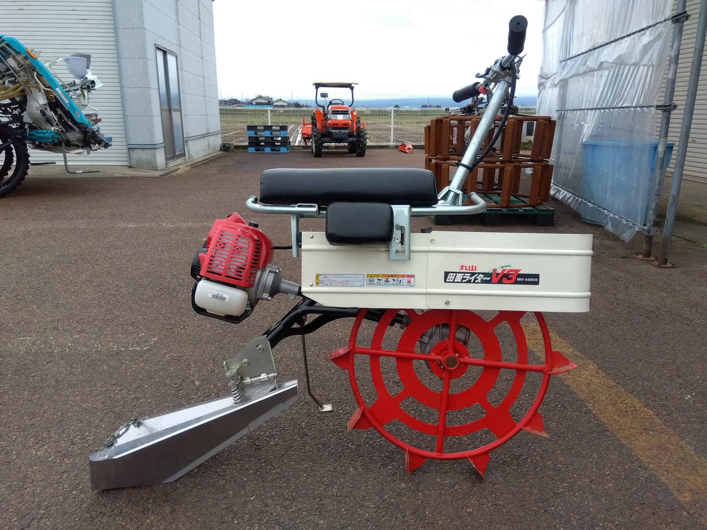 丸山製作所 中古 乗用溝切機 MKF-A455VE 【9871】