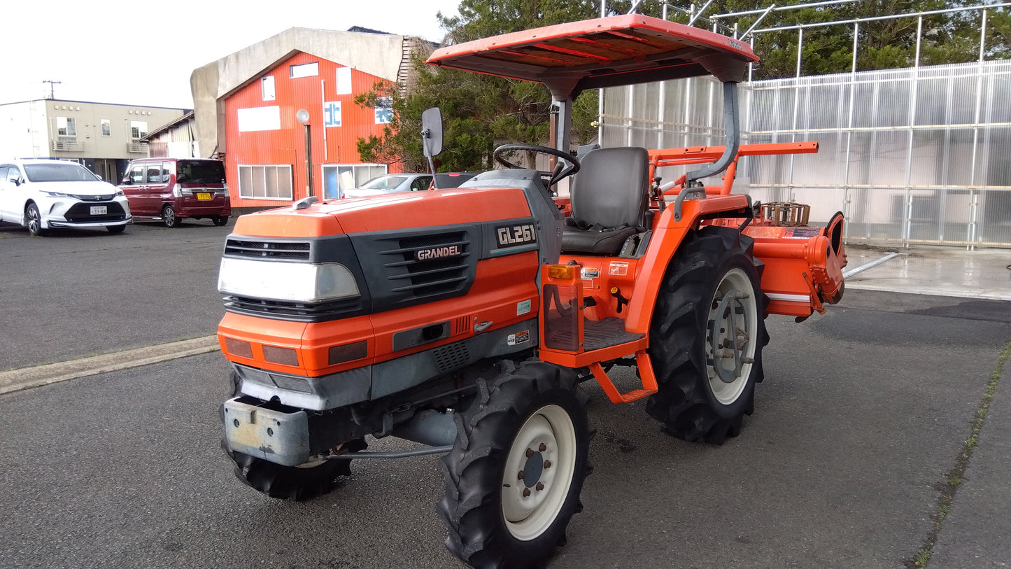 クボタ　中古　トラクター+ロータリー　GL261＋RL160G　「岩手店448」