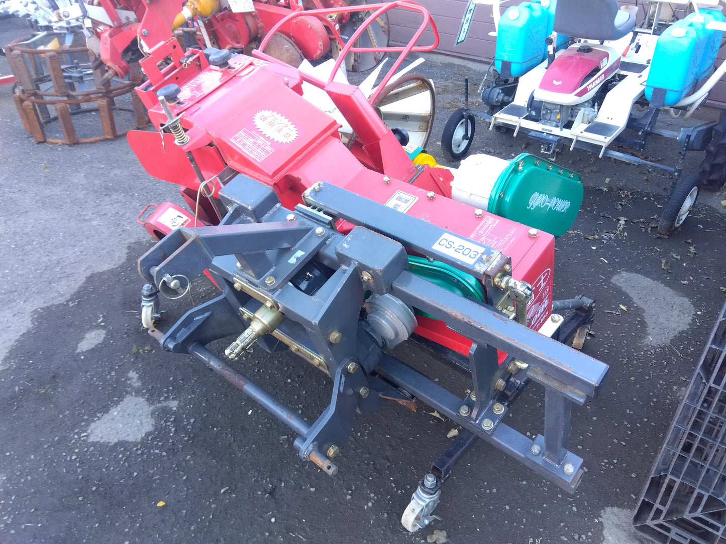 冨士トレーラー　中古　畦塗機　D135