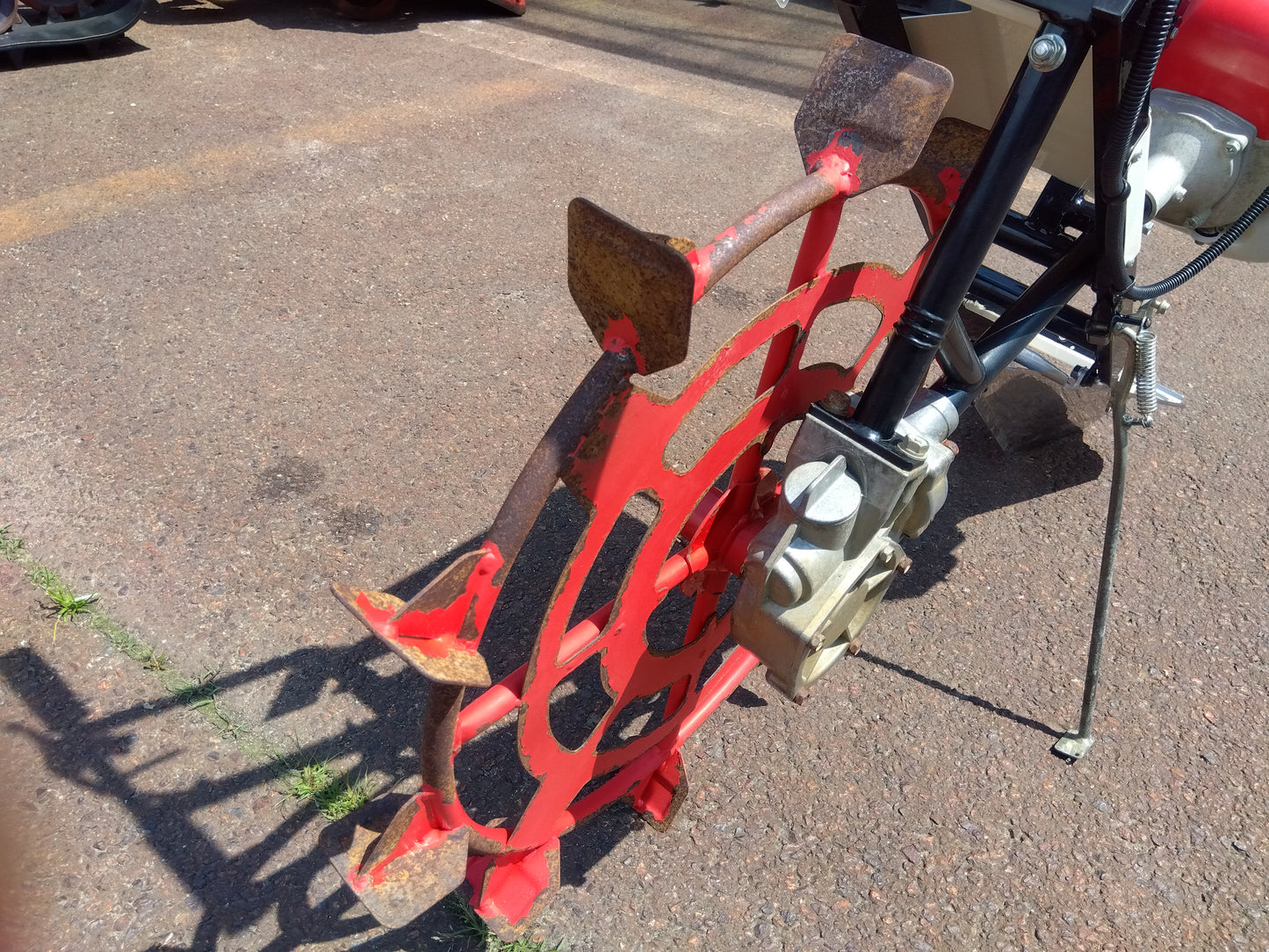 丸山製作所 中古 水田用溝切機 MKF-A415 【山形店 10011】
